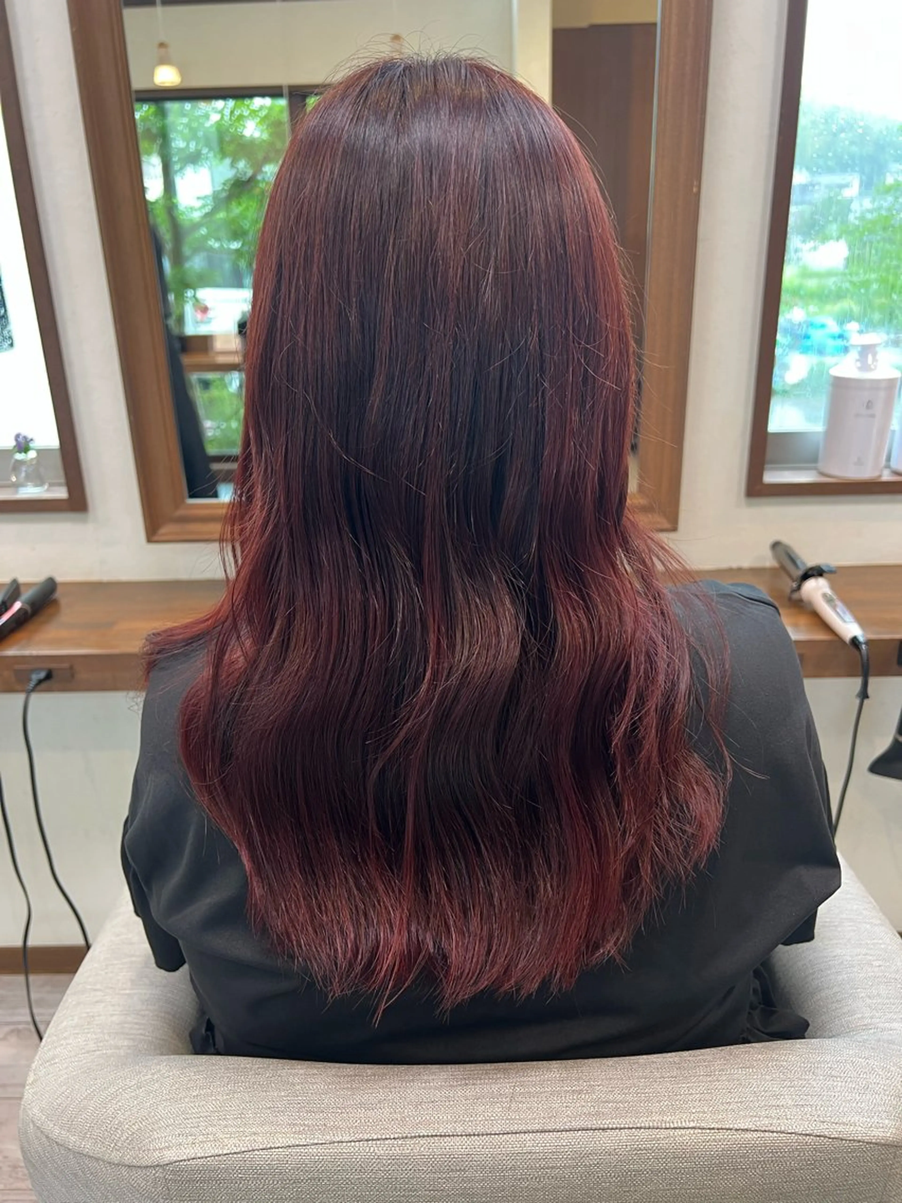 カラー ブリーチ ダブルカラー ブリーチなしカラー 吉田 咲樹のヘアスタイル