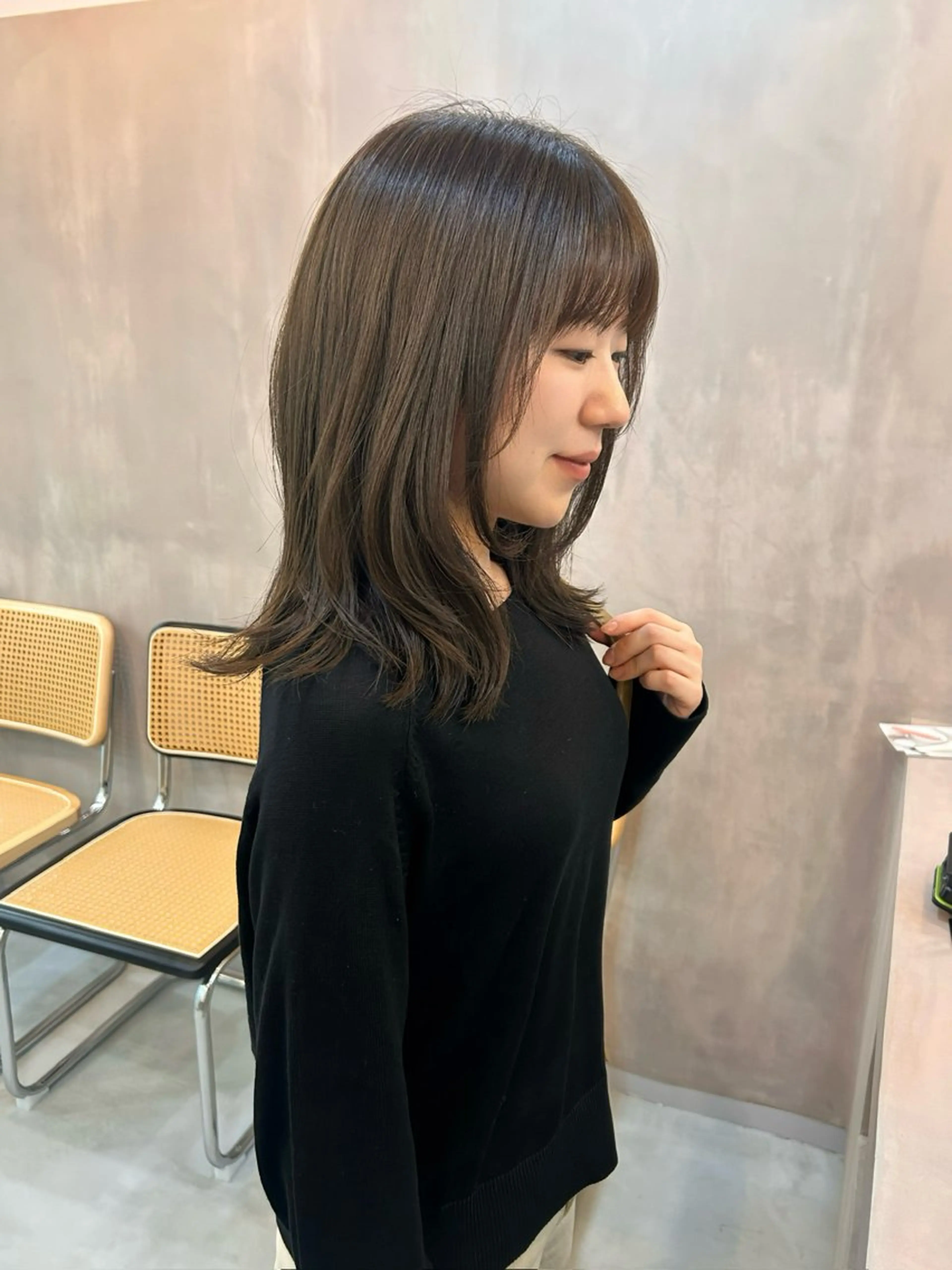 ミディアム miyu /yucca大阪京橋のヘアスタイル