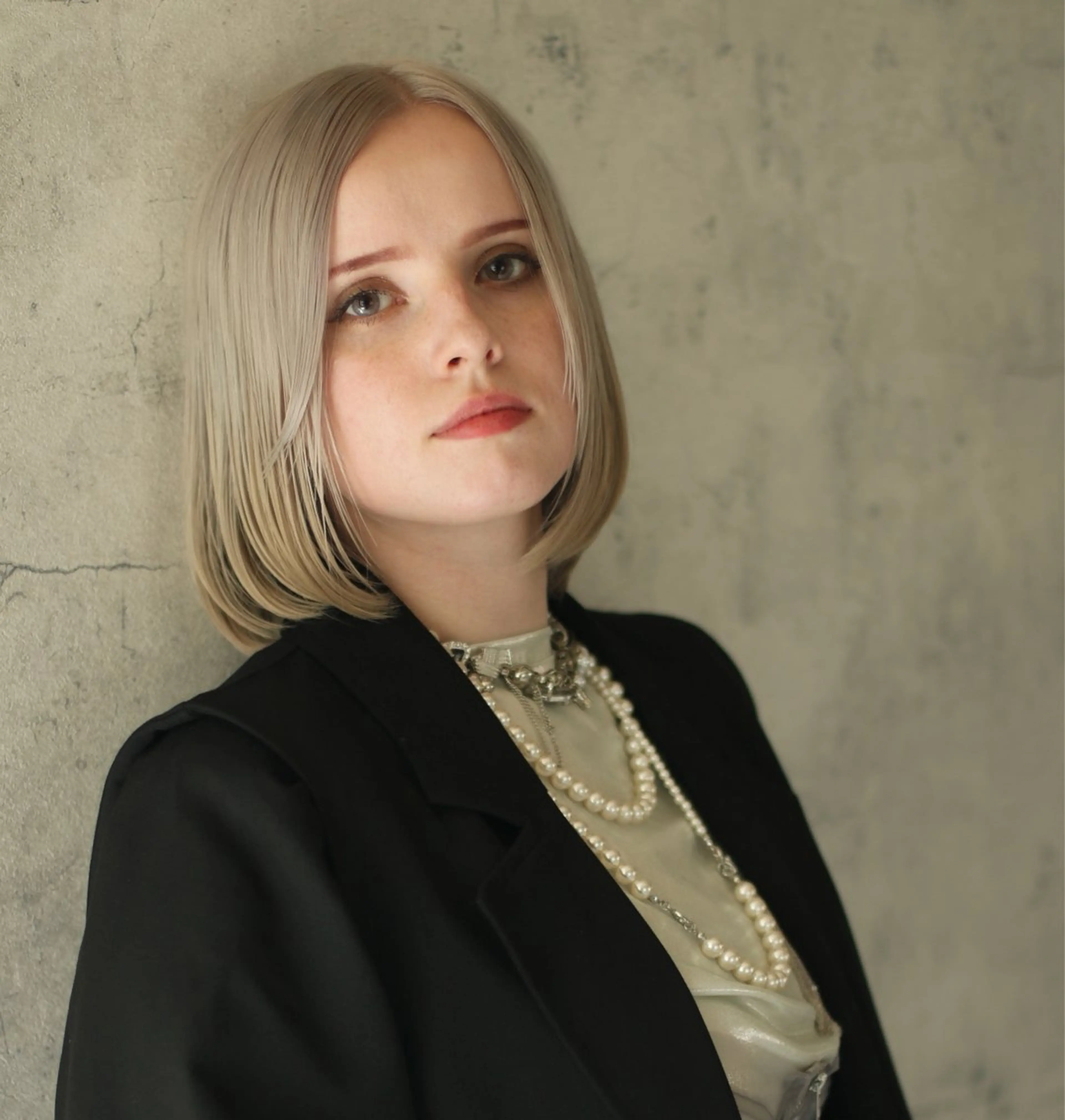 ミディアム ヘアカラー 鈴木 彩女のヘアスタイル