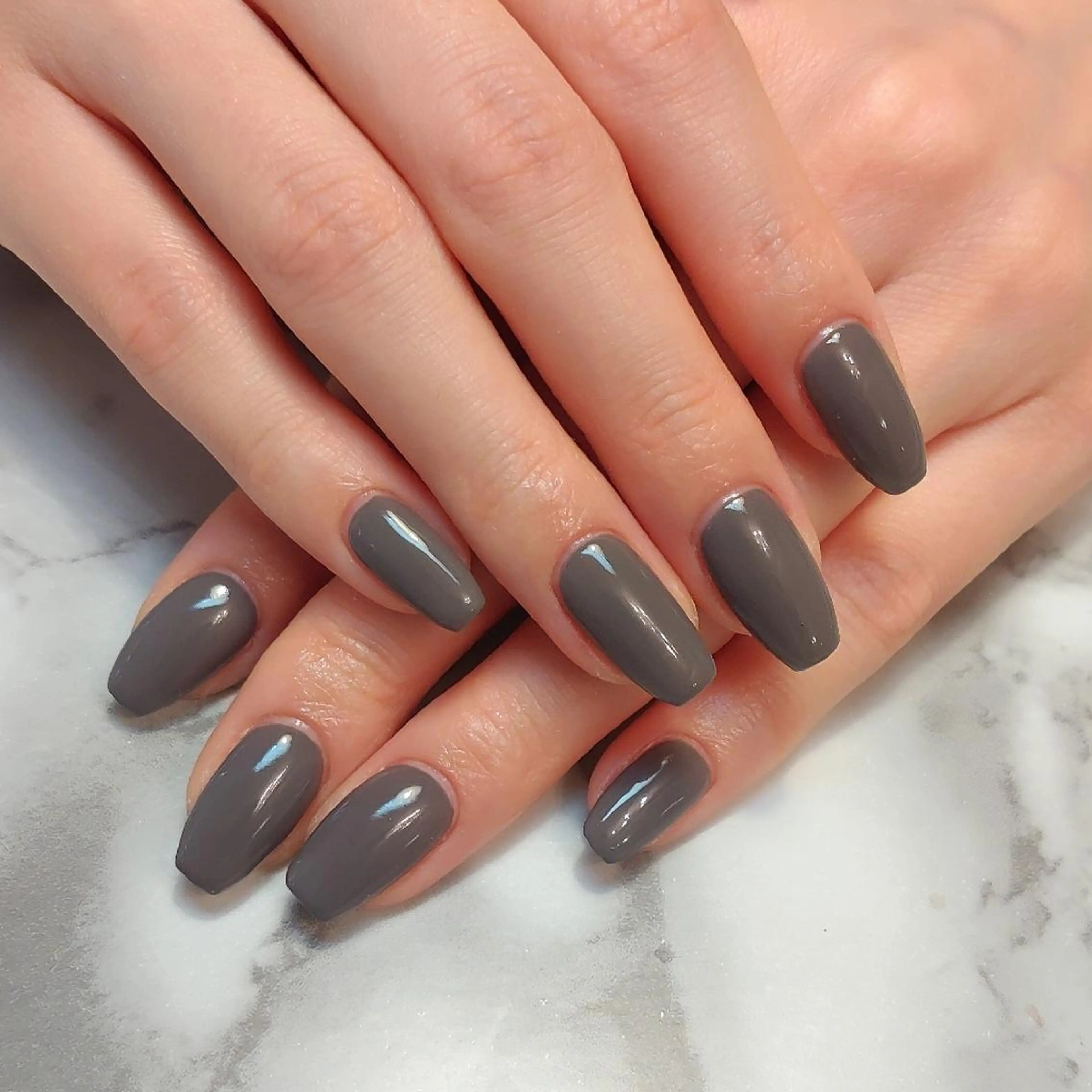 ネイル ワンカラーネイル ジェヌインネイル 河内のネイルデザイン