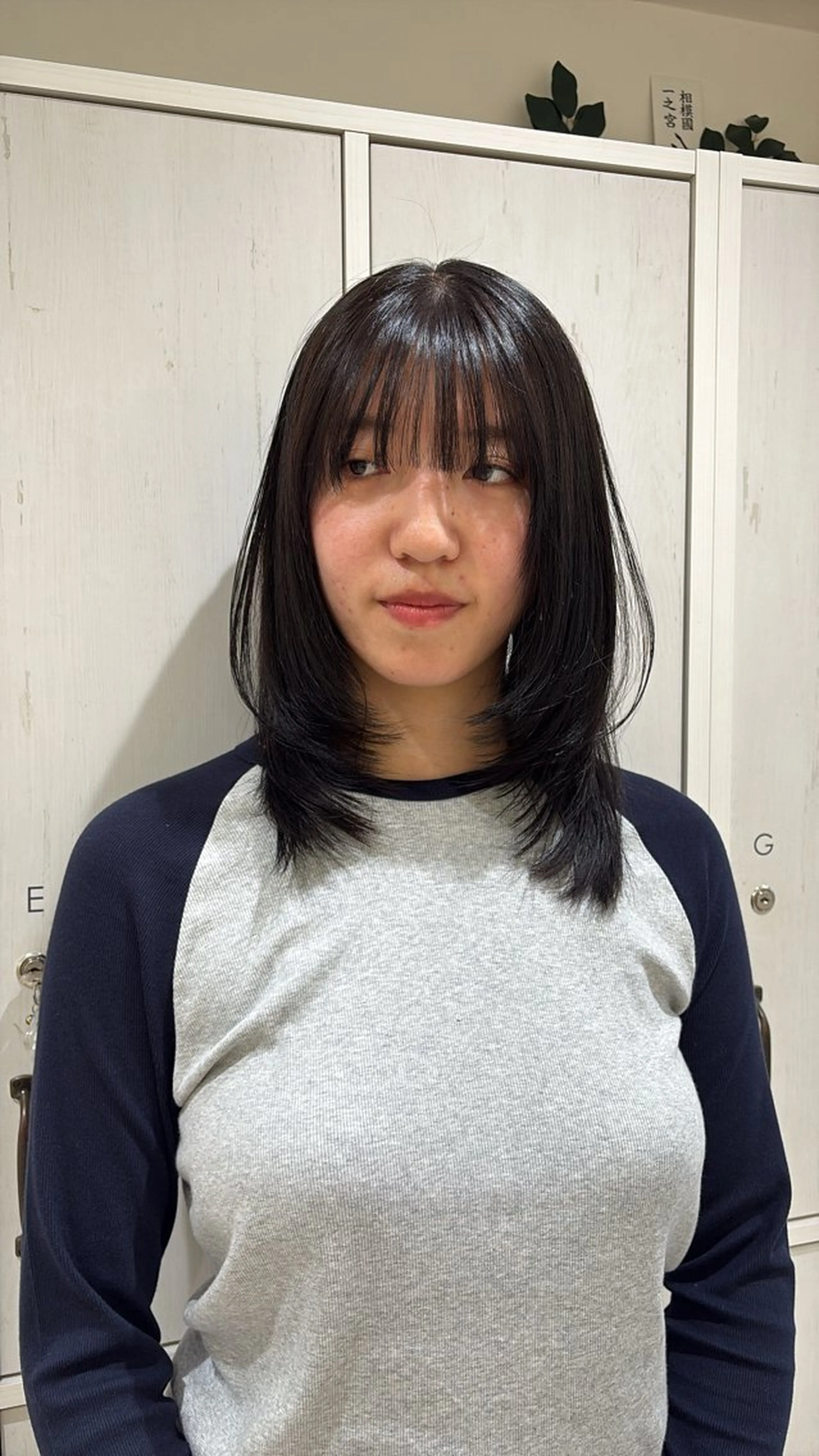 ミディアム カラー ヘアカラー hana/海外風ヘア /レイヤーカット🪐のヘアスタイル