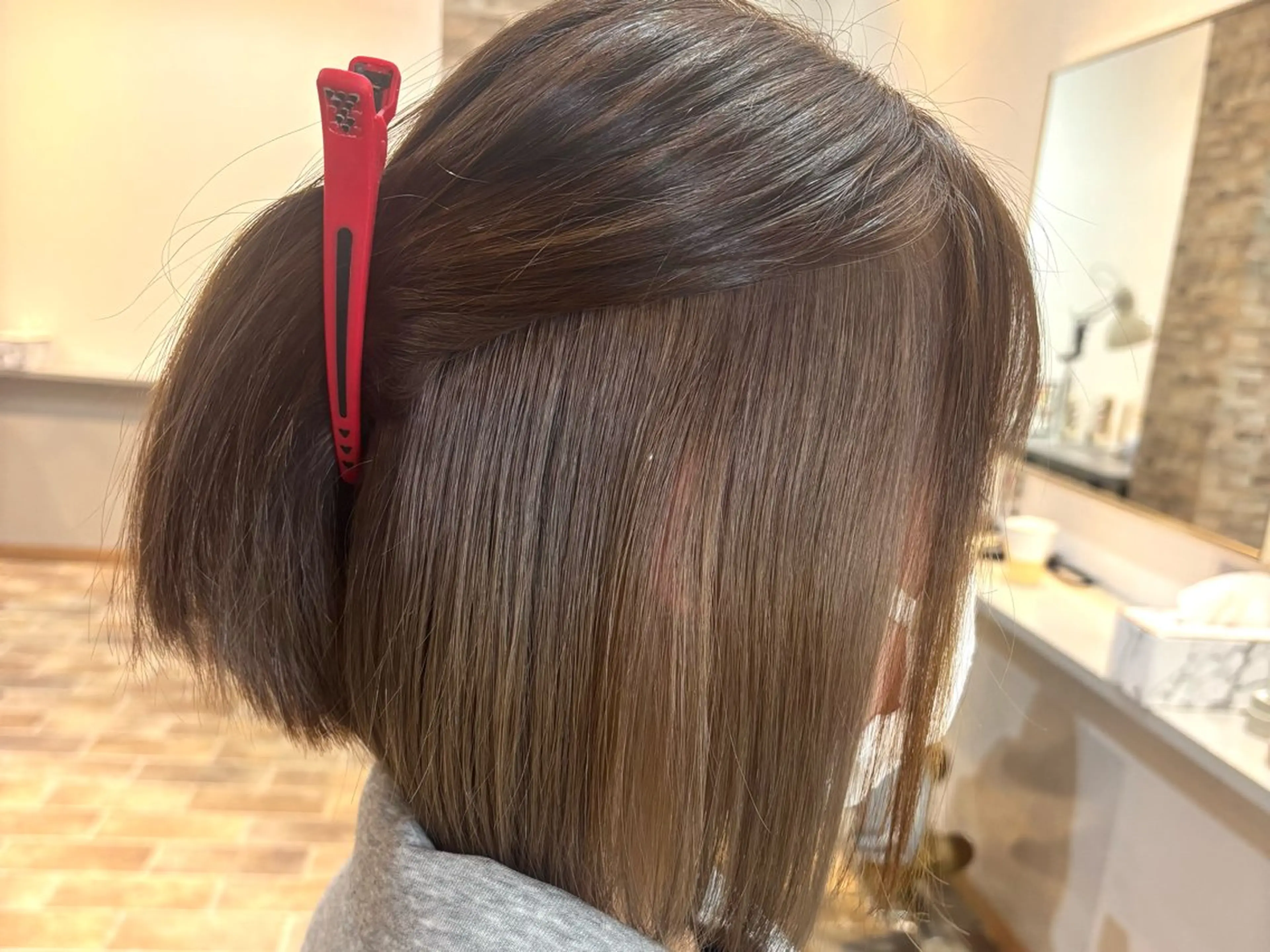 ショート カラー ヘアカラー&縮毛矯正 STAR☆RIVERのヘアスタイル