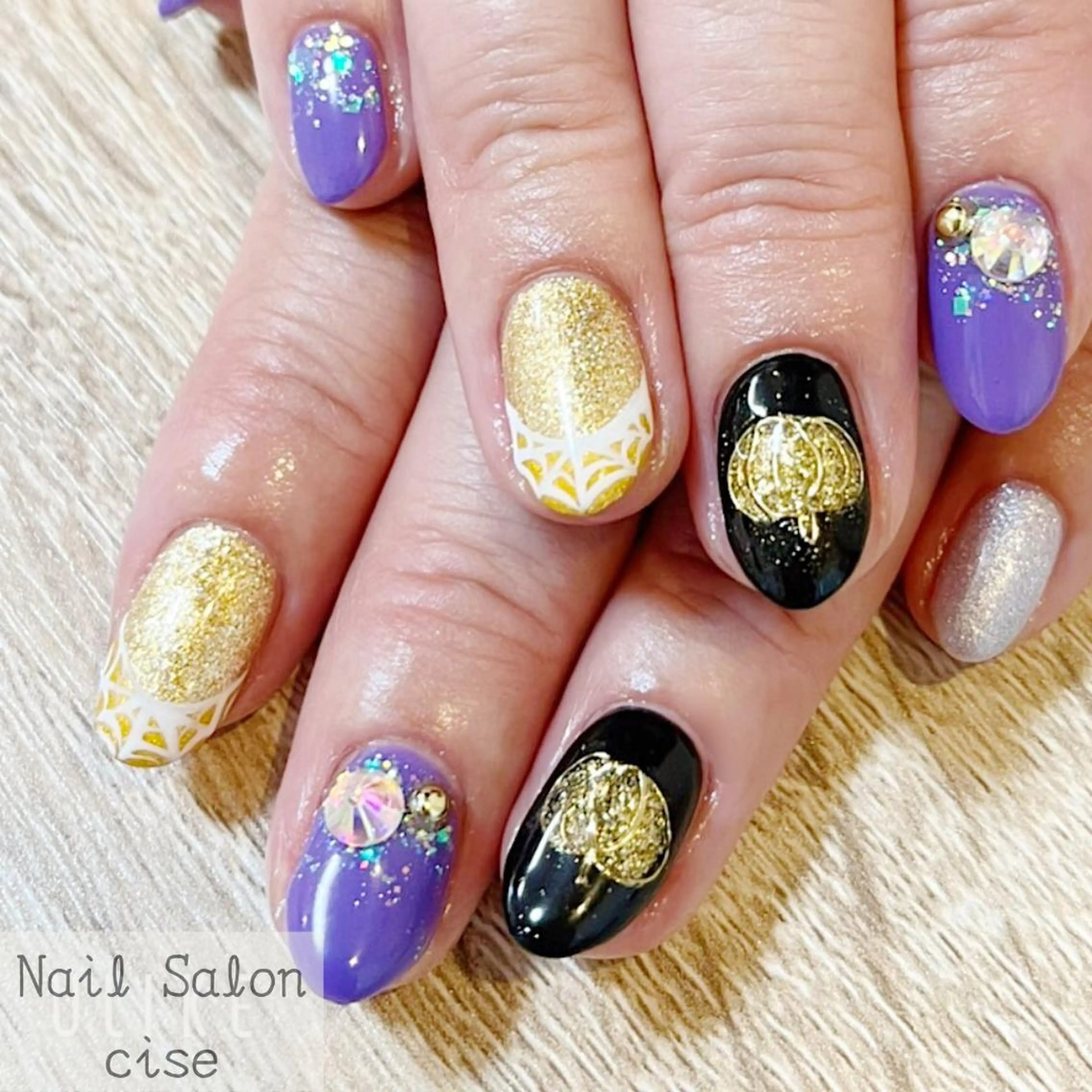 ネイル ハロウィン ハンドネイル Nail Salon ciseのネイルデザイン