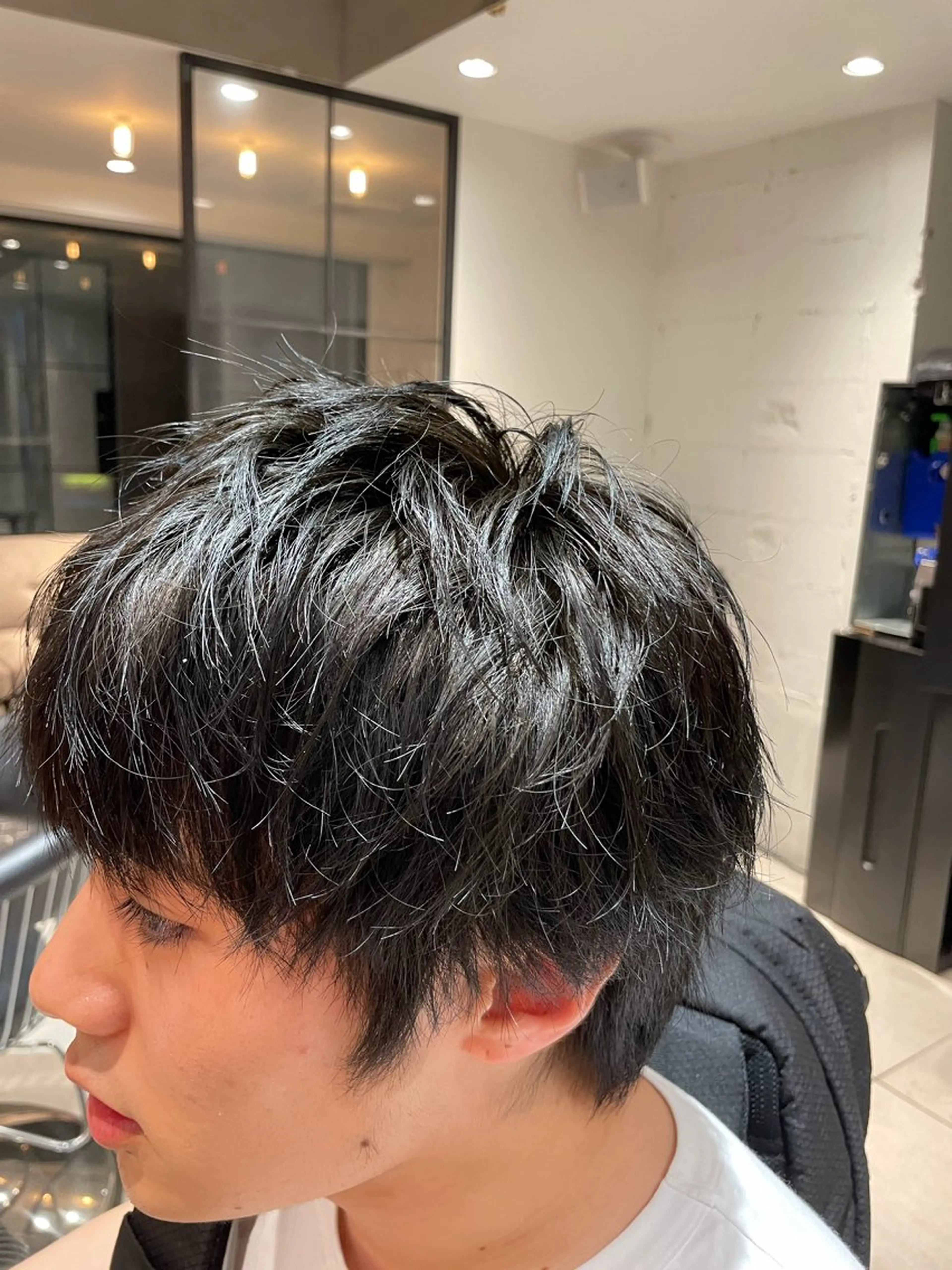 メンズ 髪質改善✨高級カラー 野井琢生のヘアスタイル
