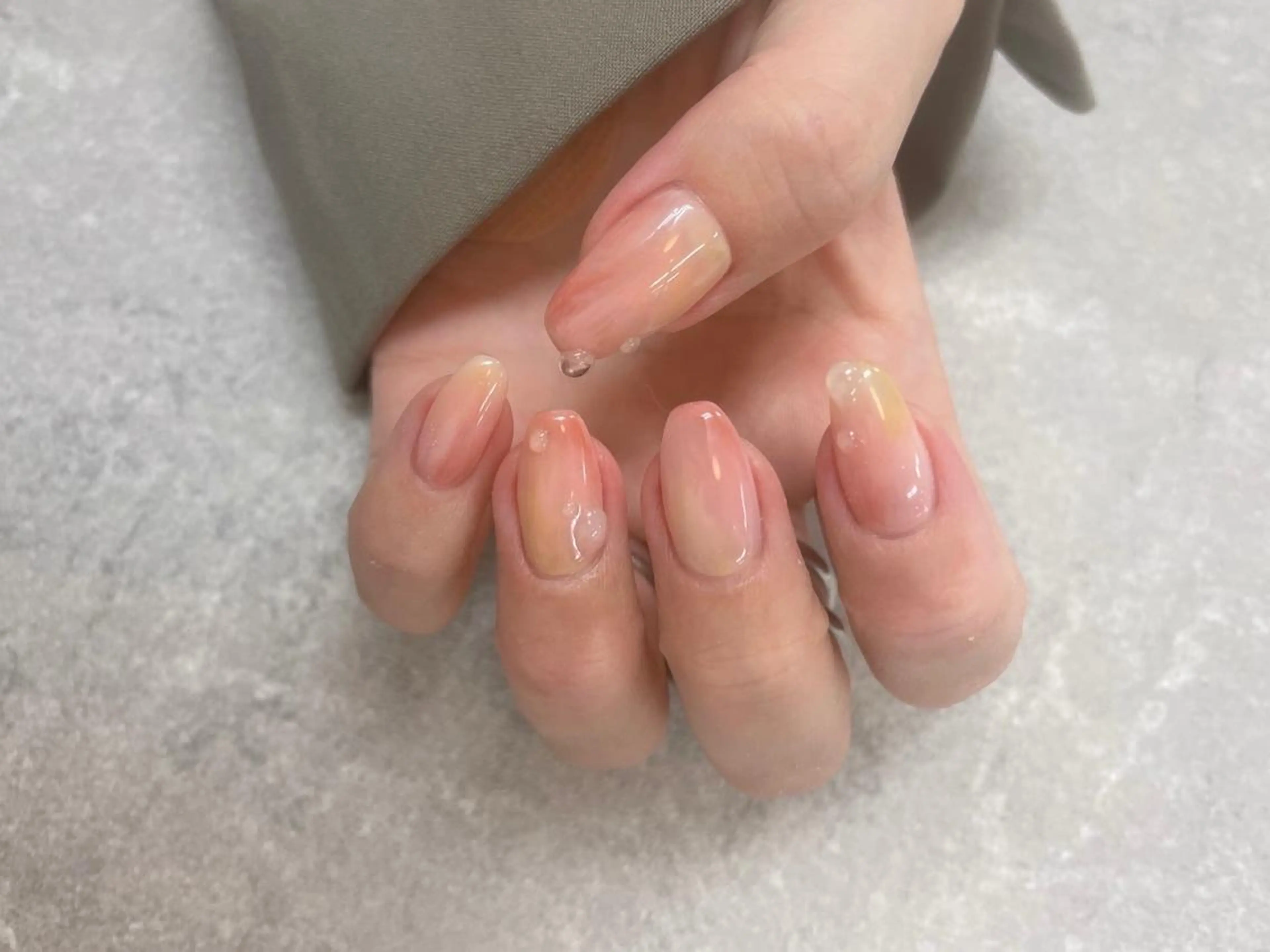 ネイル オフィスネイル ピンク foglia❁﻿. ⌇﻿imamuraのネイルデザイン