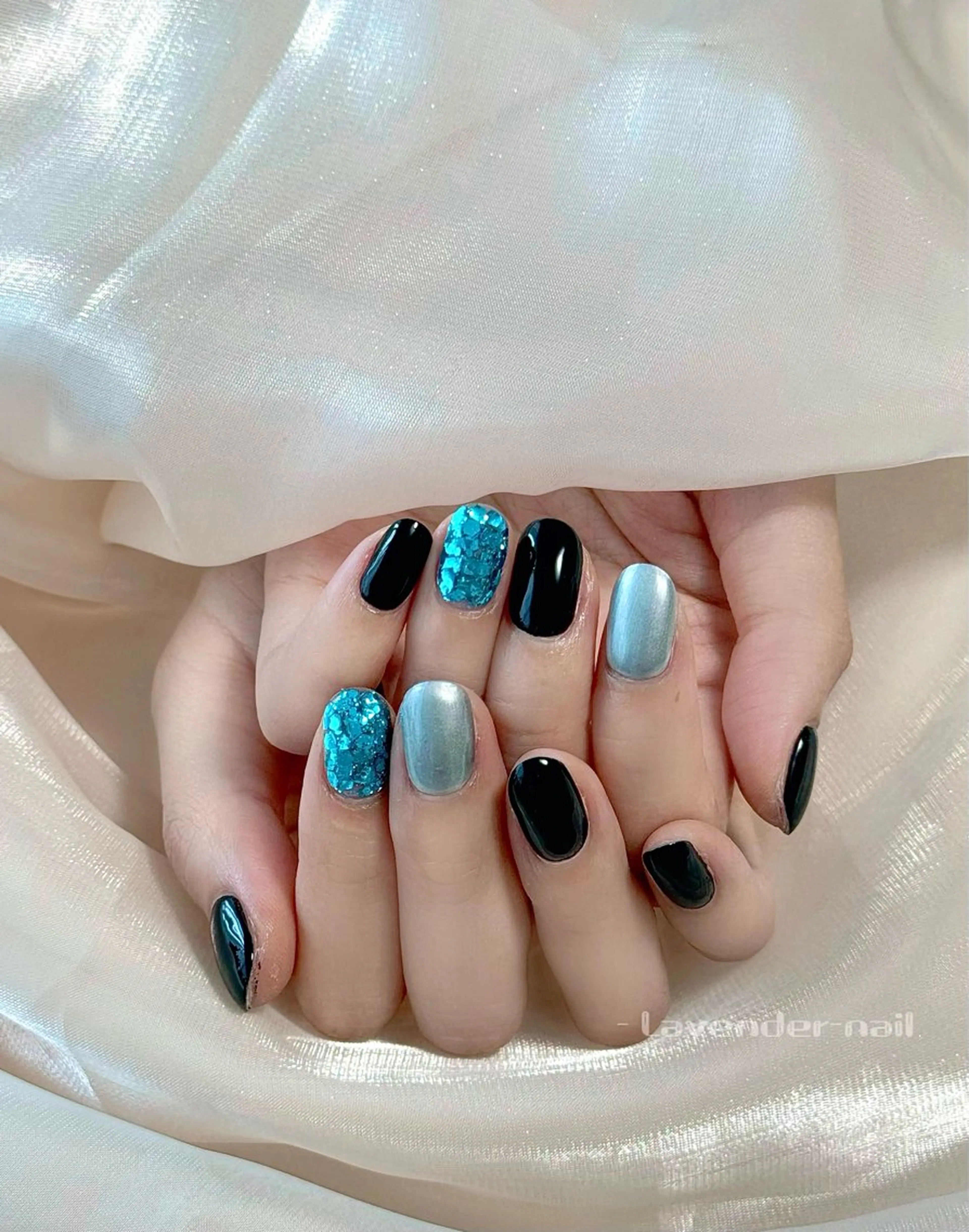 ネイル ハンドネイル Lavender nail·北18条のネイルデザイン