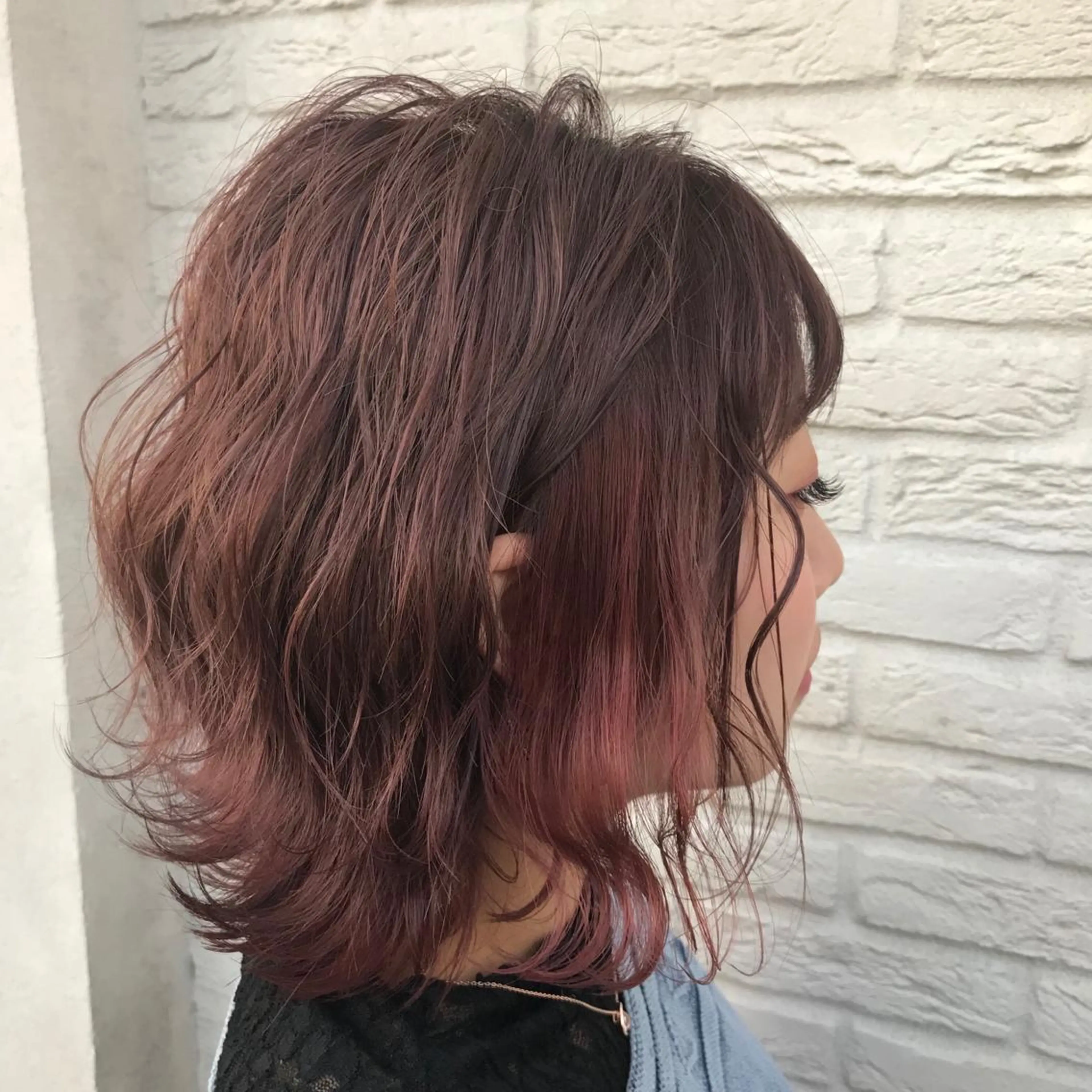 ミディアム 福原 優介のヘアスタイル