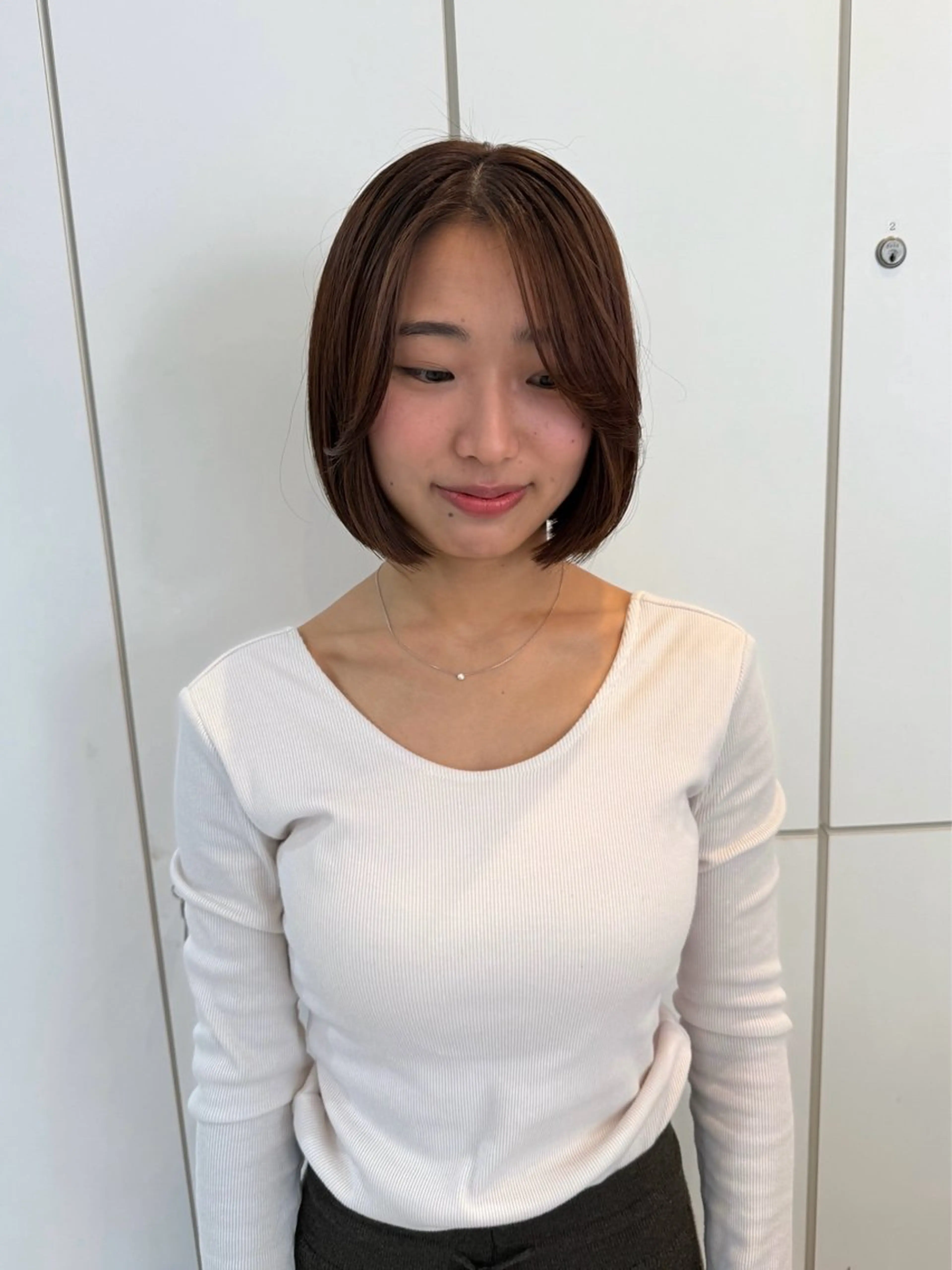 ショート カラー カット ヘアカラー neneka レイヤー／パーマのヘアスタイル