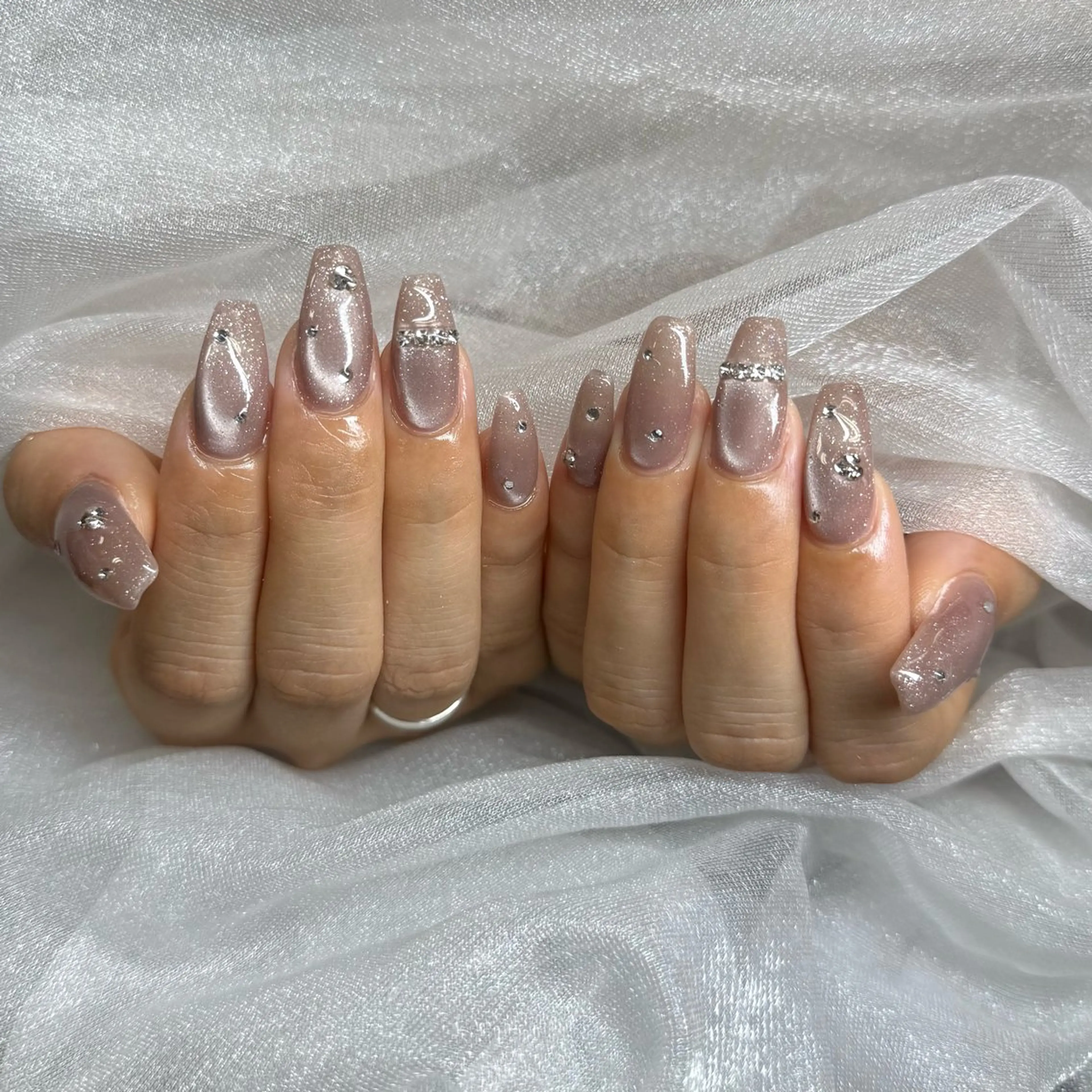 ネイル マグネットネイル 【nail】🎀谷川 七海🎀のネイルデザイン