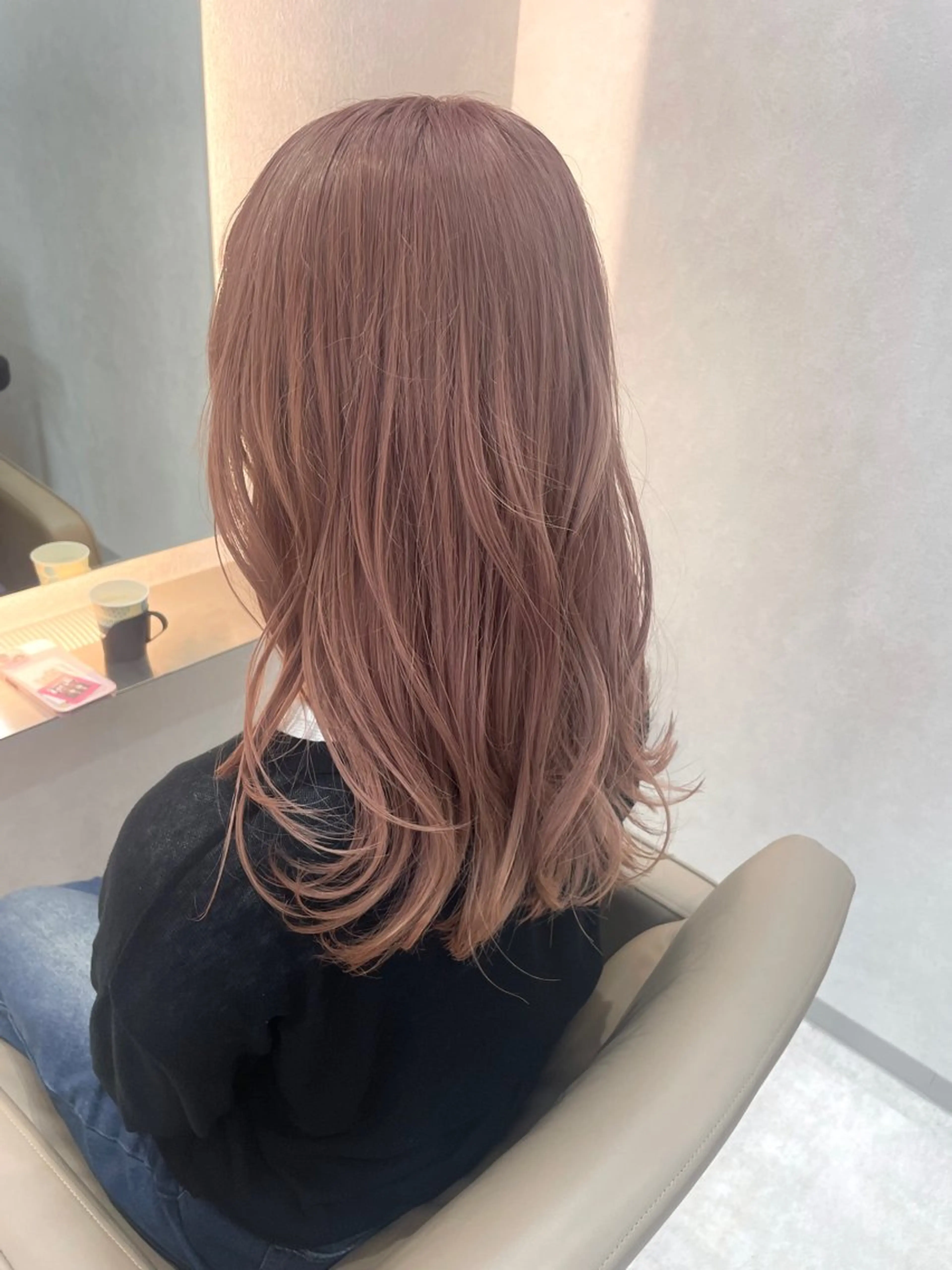 セミロング ヘアカラー 髪質改善/レイヤー 本田拓也のヘアスタイル