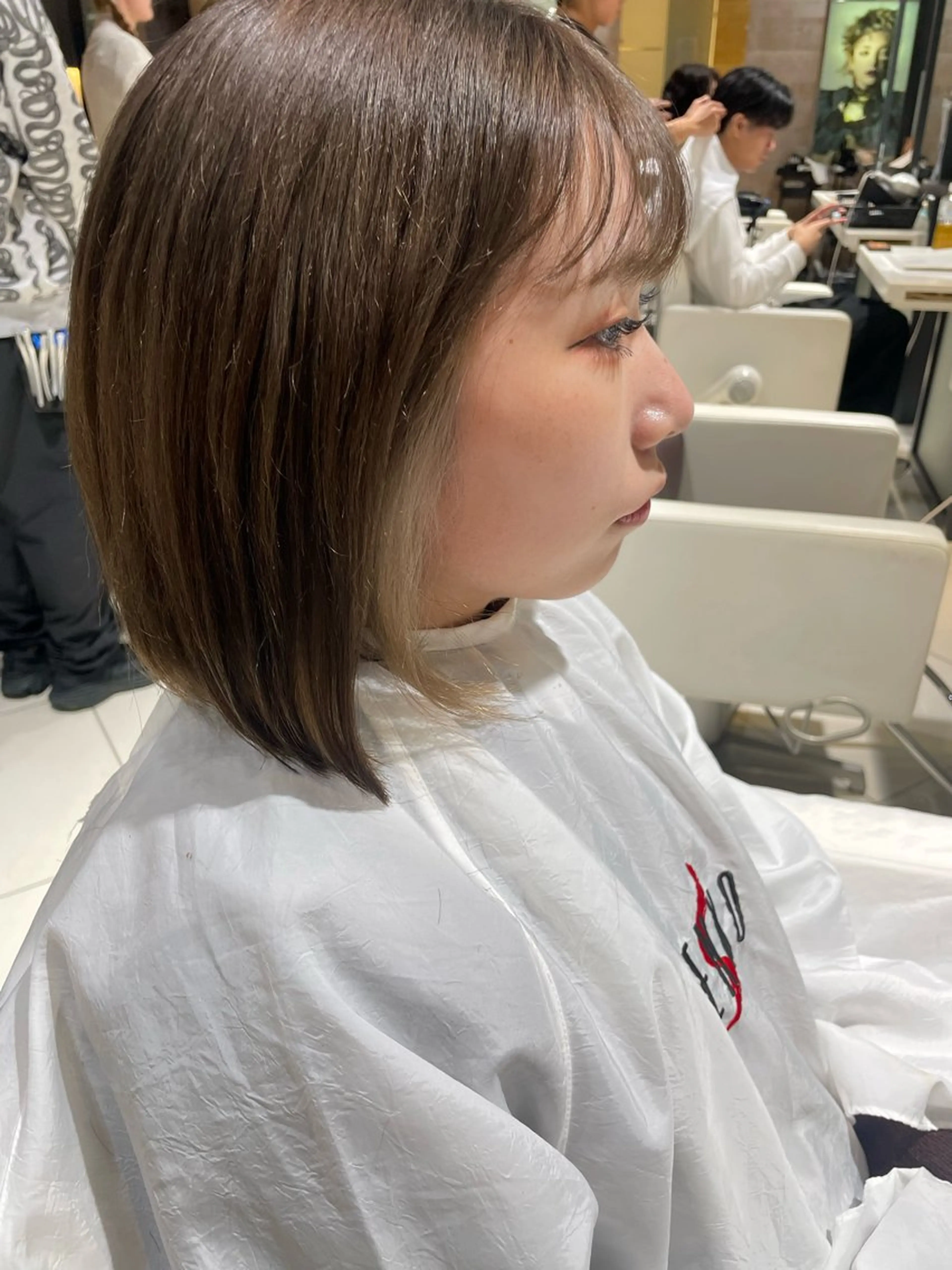 ミディアム ボブ 岩崎 唯人のヘアスタイル
