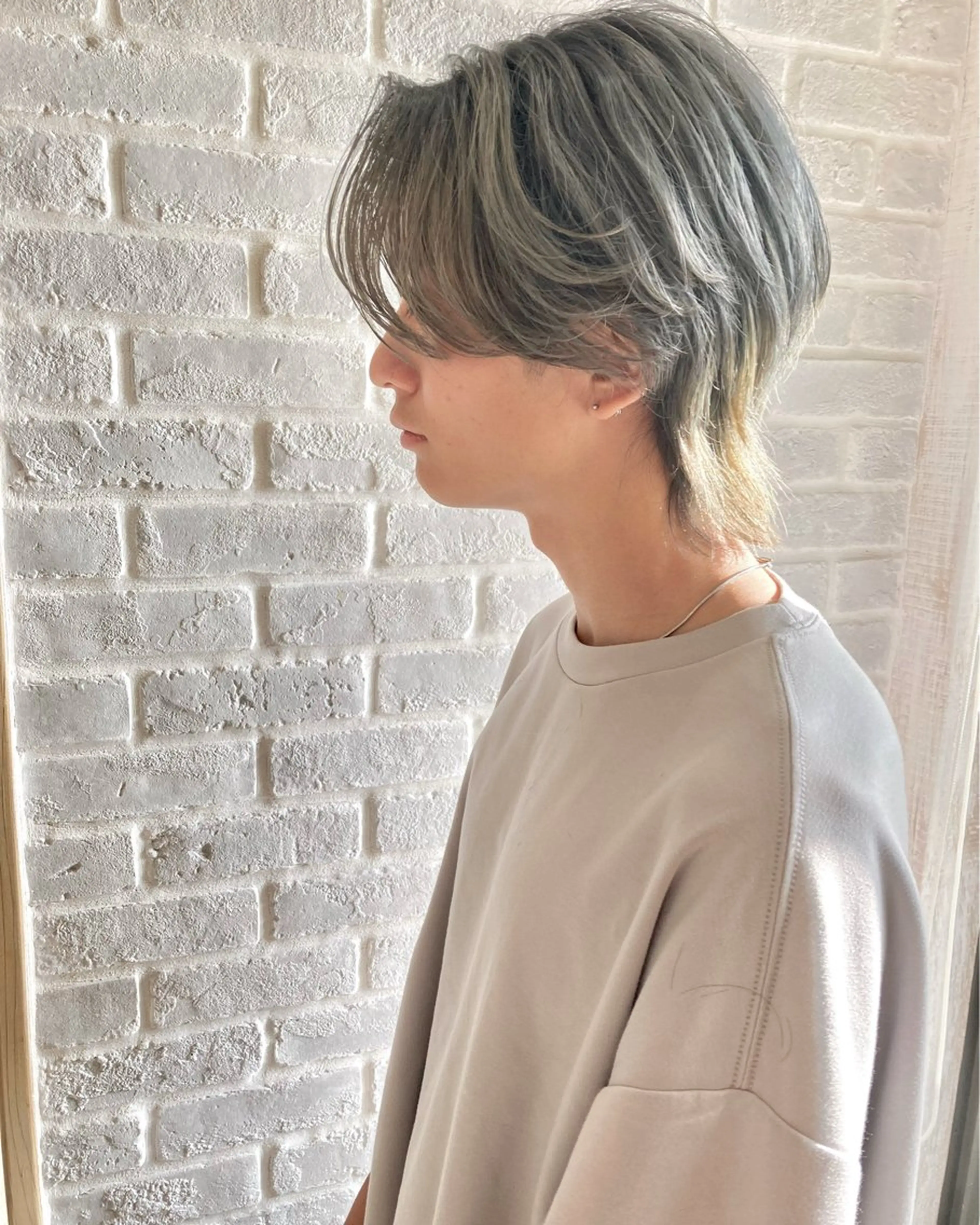 ショート ウルフカット 齋藤 真之介のヘアスタイル