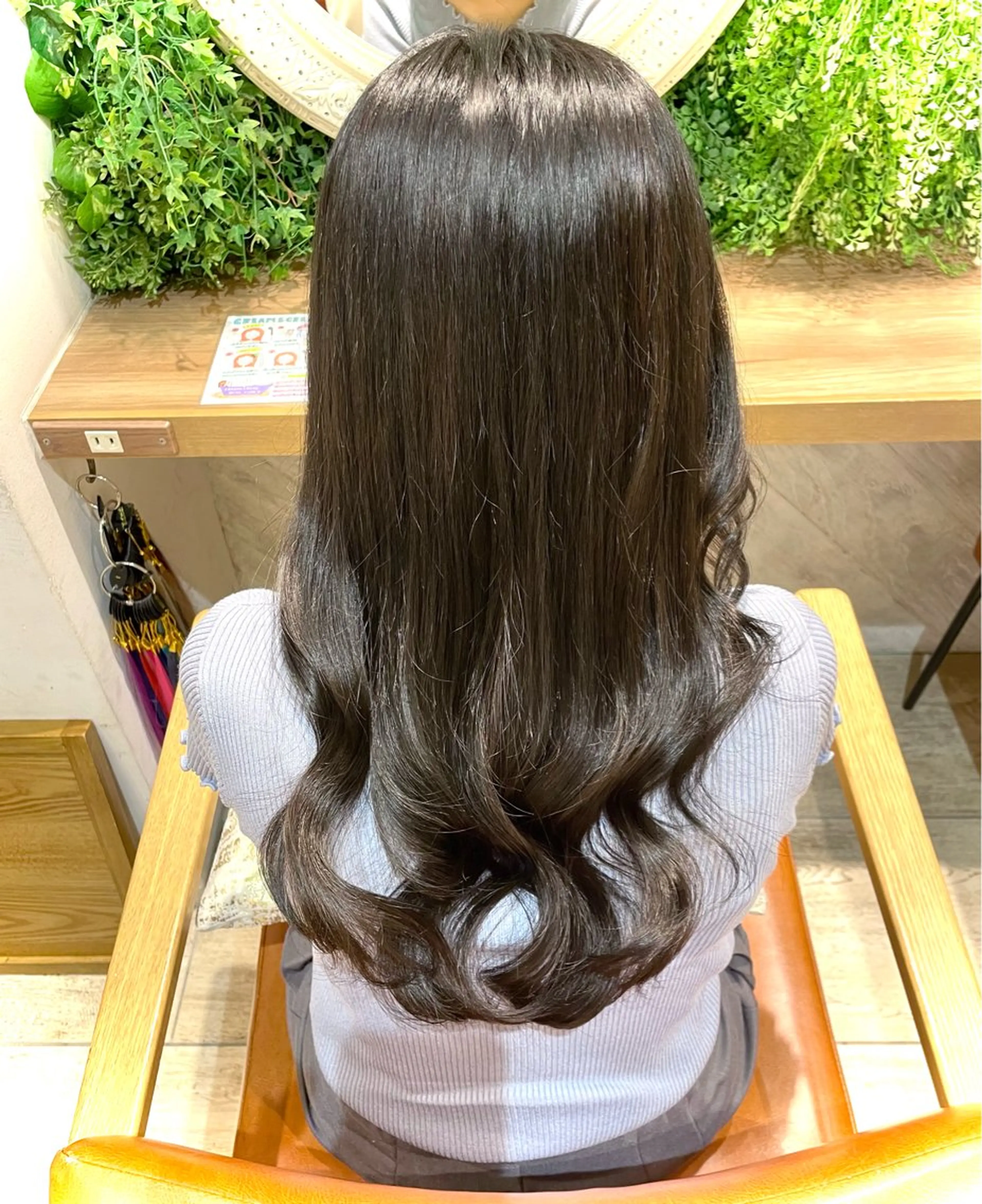 ロング カラー ヘアカラー 横浜パーマ🌐メンズ 暖色カラーもえかのヘアスタイル