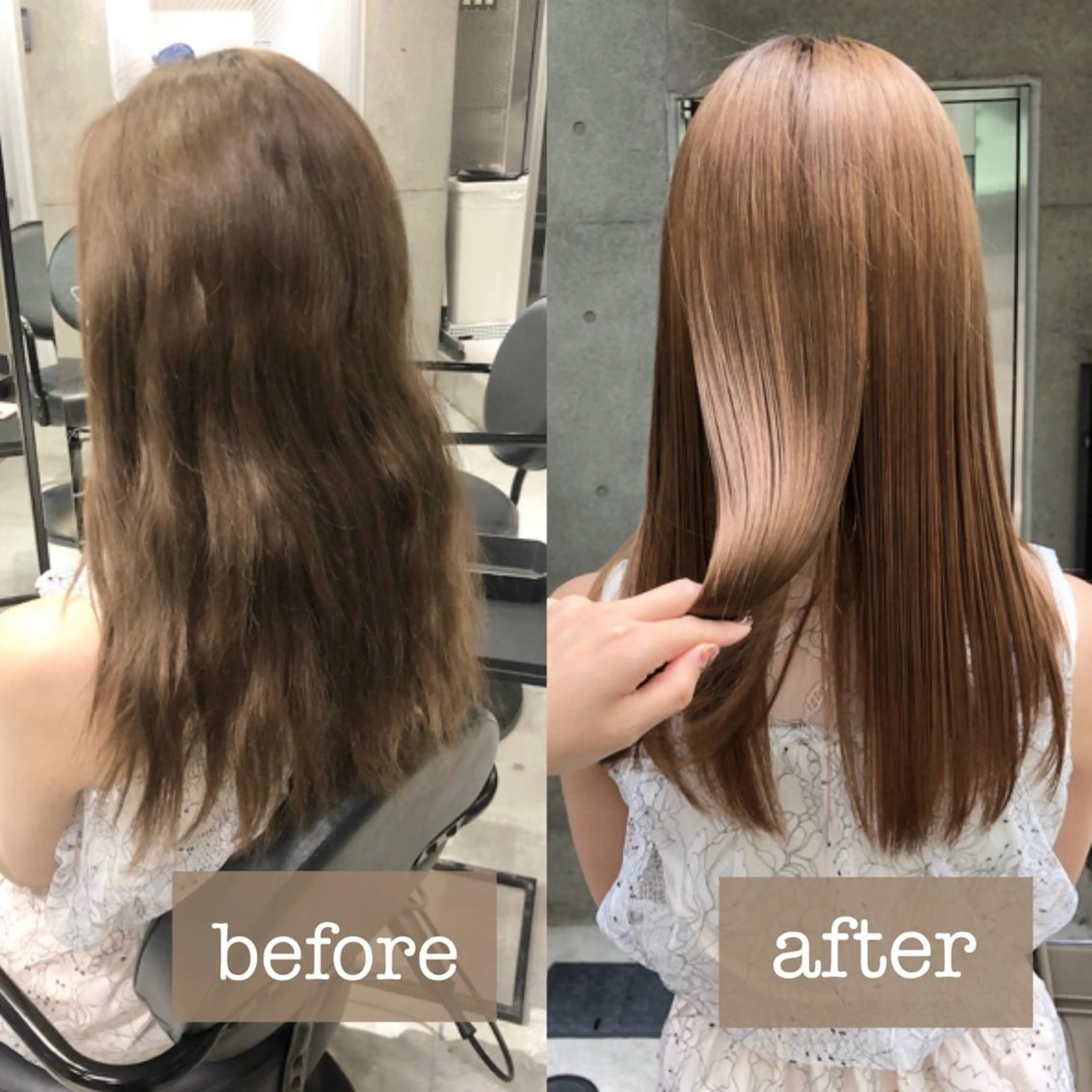 ロング 髪質改善 縮毛矯正 トリートメント 卒業式お呼ばれ🕊️ ヘアセット✴︎ミキのヘアスタイル