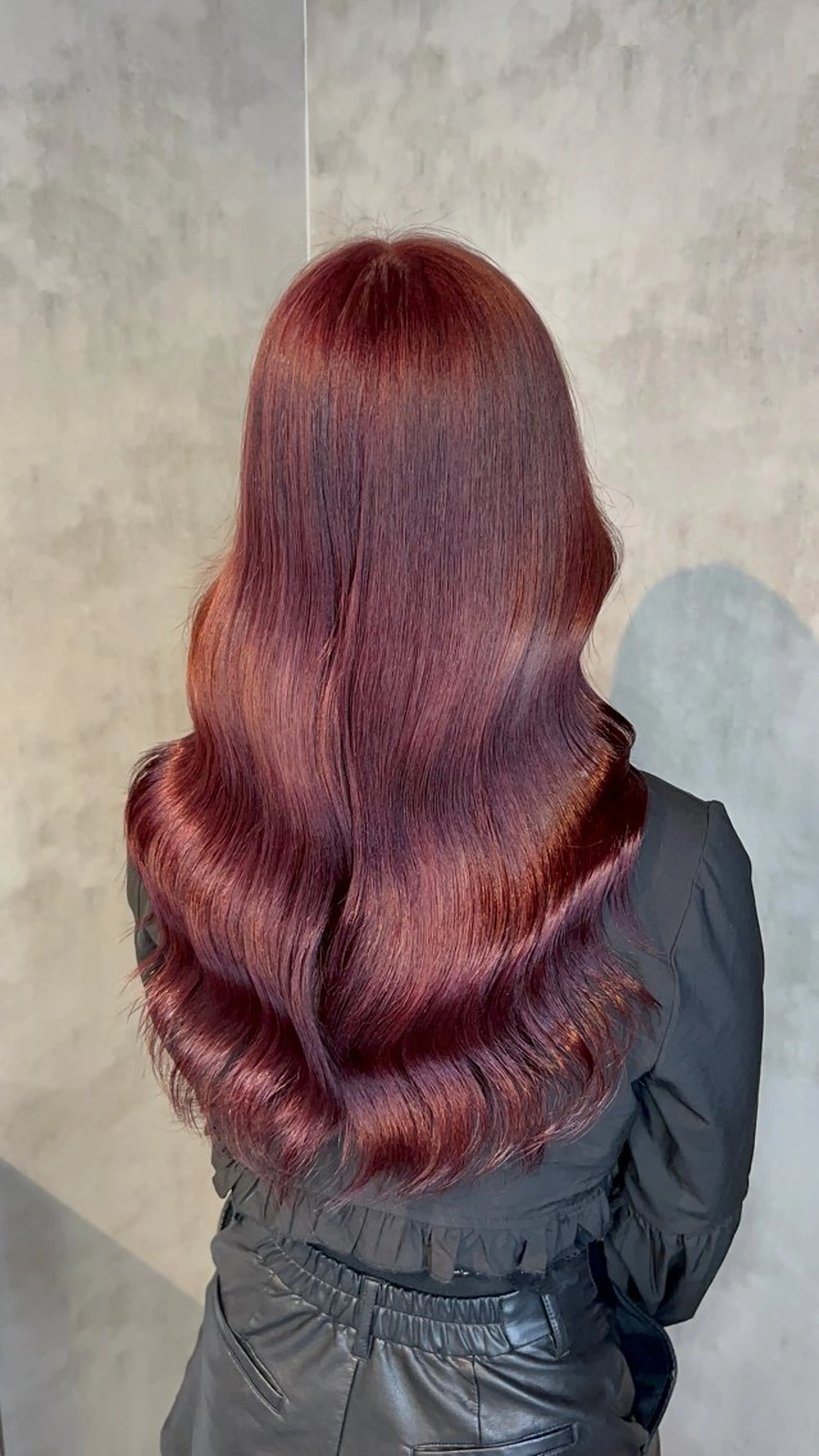 🌈人気NO.4メニュー🌈【🇰🇷ブリーチなしダブルカラー🇰🇷】+髪質改善トリートメント✨+コテ巻き仕上げ🌏の写真