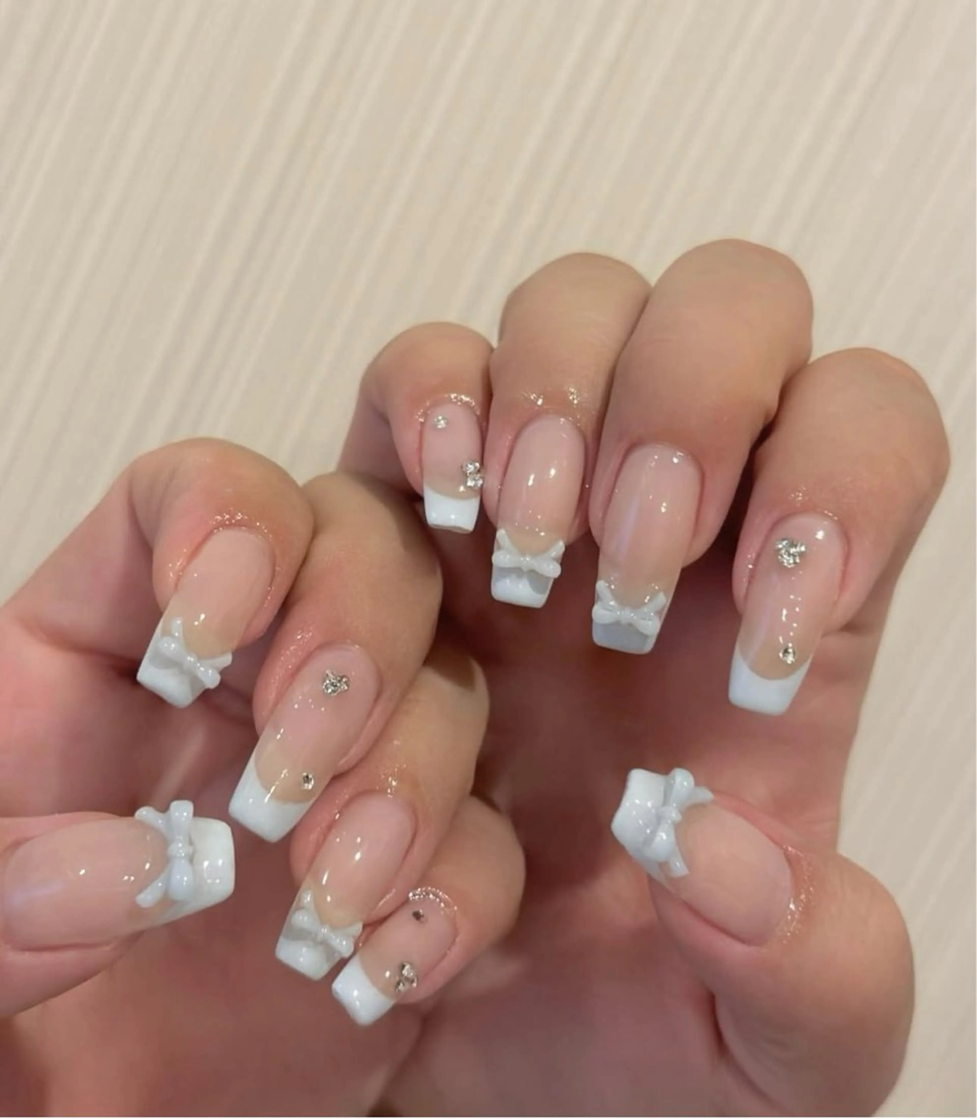 ネイル 韓国ネイル 持ち込み ニュアンスネイル ネイルチップ ハンドネイル TABI ANA.CHUOのネイルデザイン