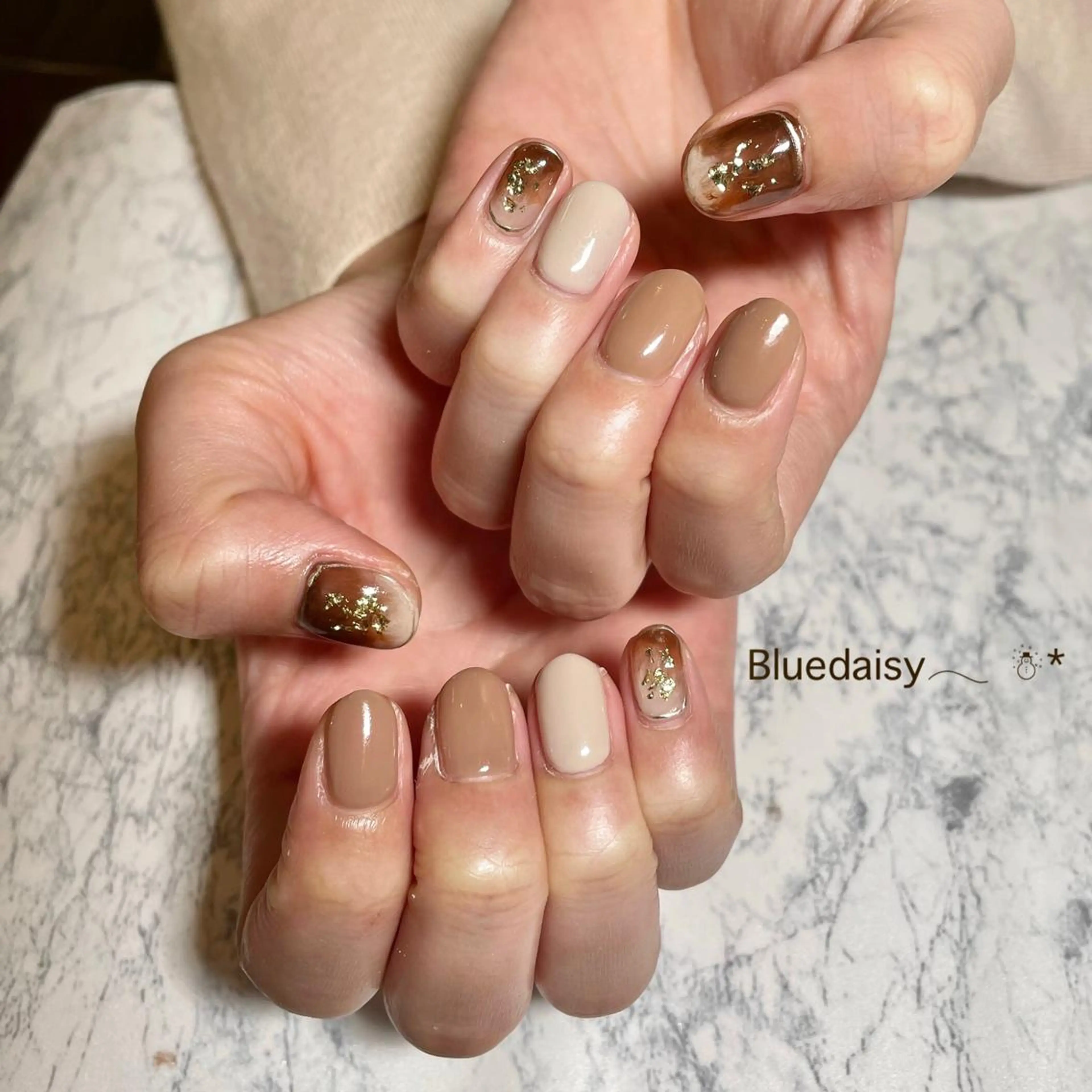 ネイル Blue daisy 栄本店のネイルデザイン