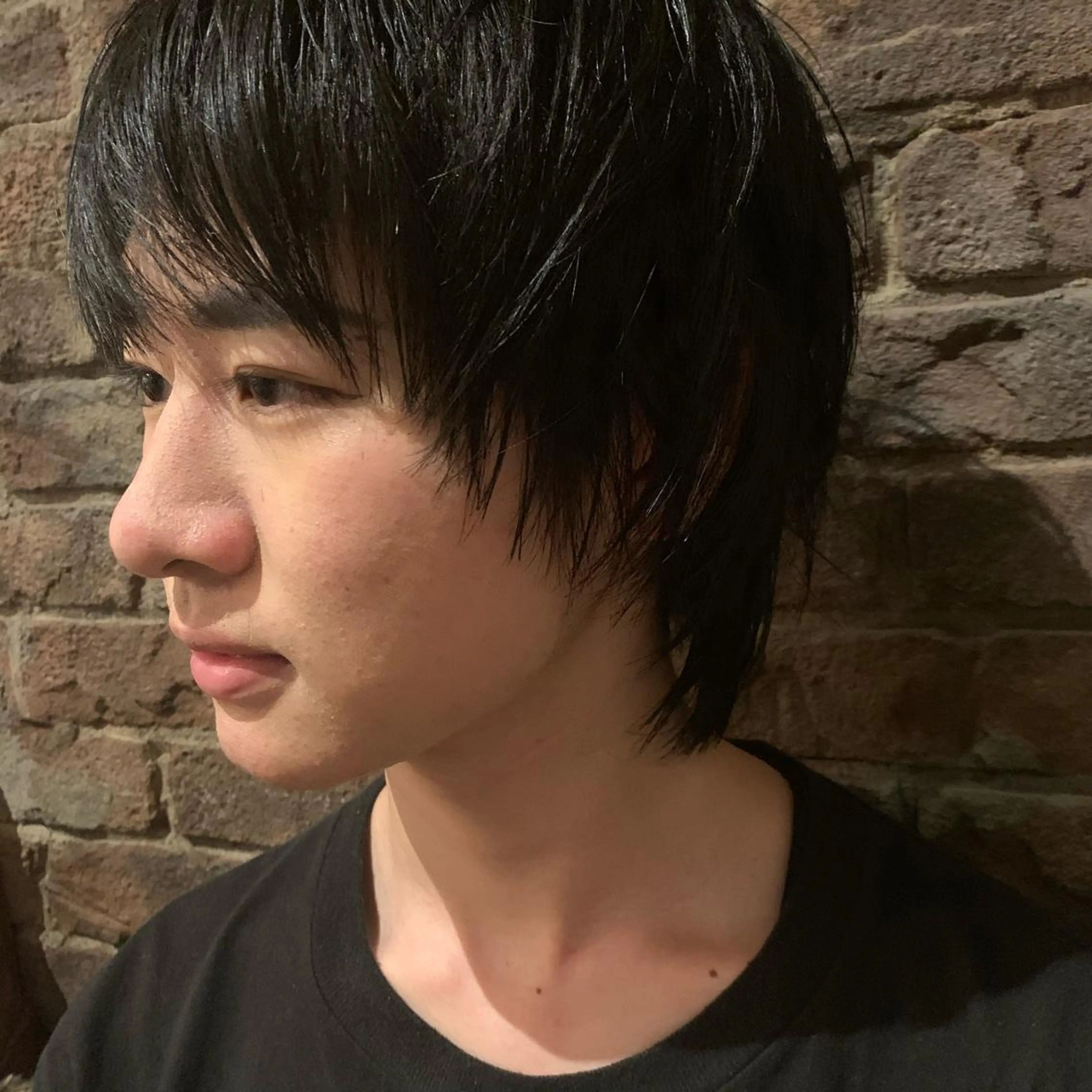 ショート メンズ メンズウルフカット ショートヘア ウルフカット ウルフ、レイヤー 、メンズカットSHOのヘアスタイル