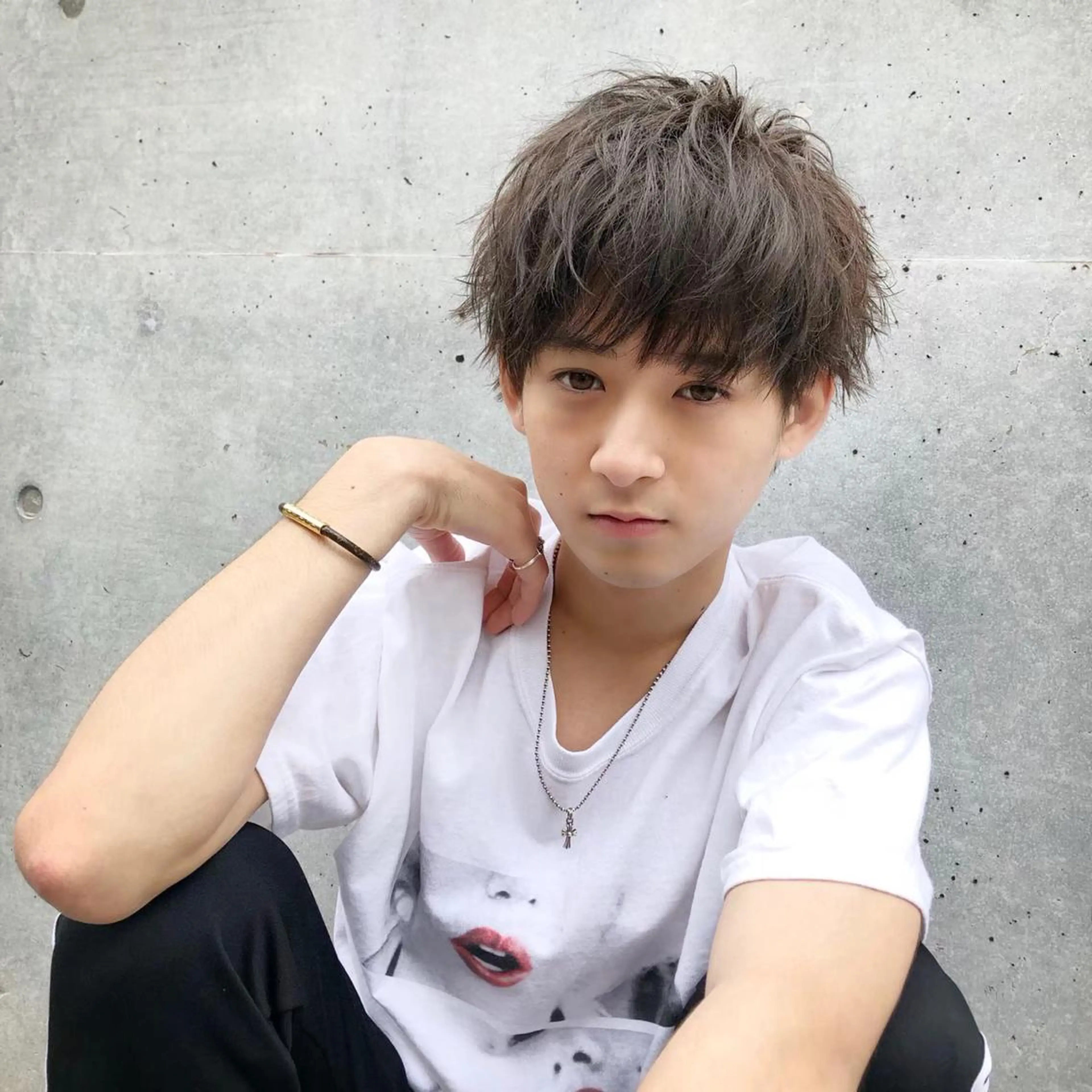 ショート カラー パーマ ヘアアレンジ メンズ 🌈トレンドヘア 🌈WATARU🌈のヘアスタイル