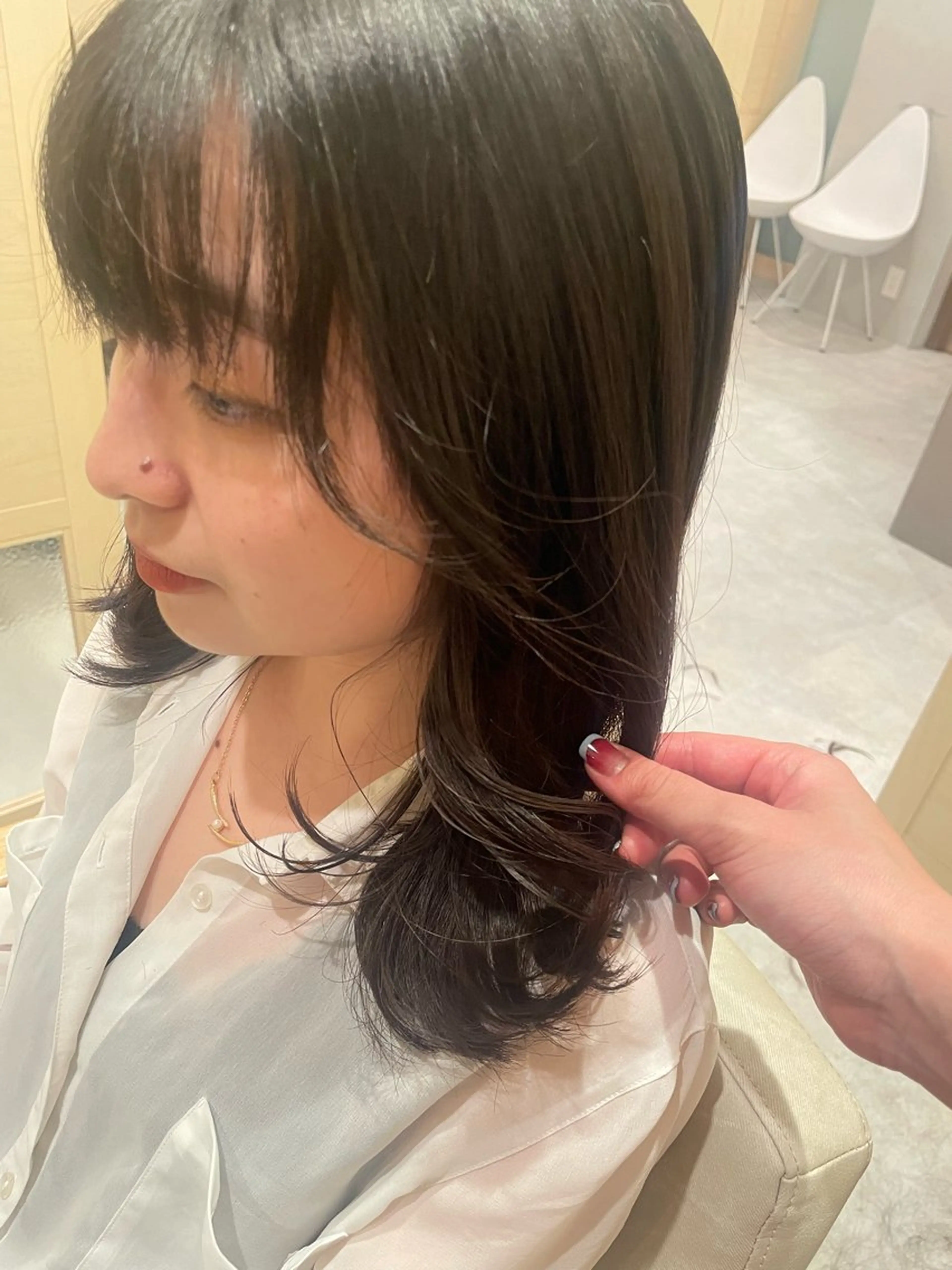 ミディアム カット ヘッドスパ ✨似合わせstyle ✨mei🦋のヘアスタイル