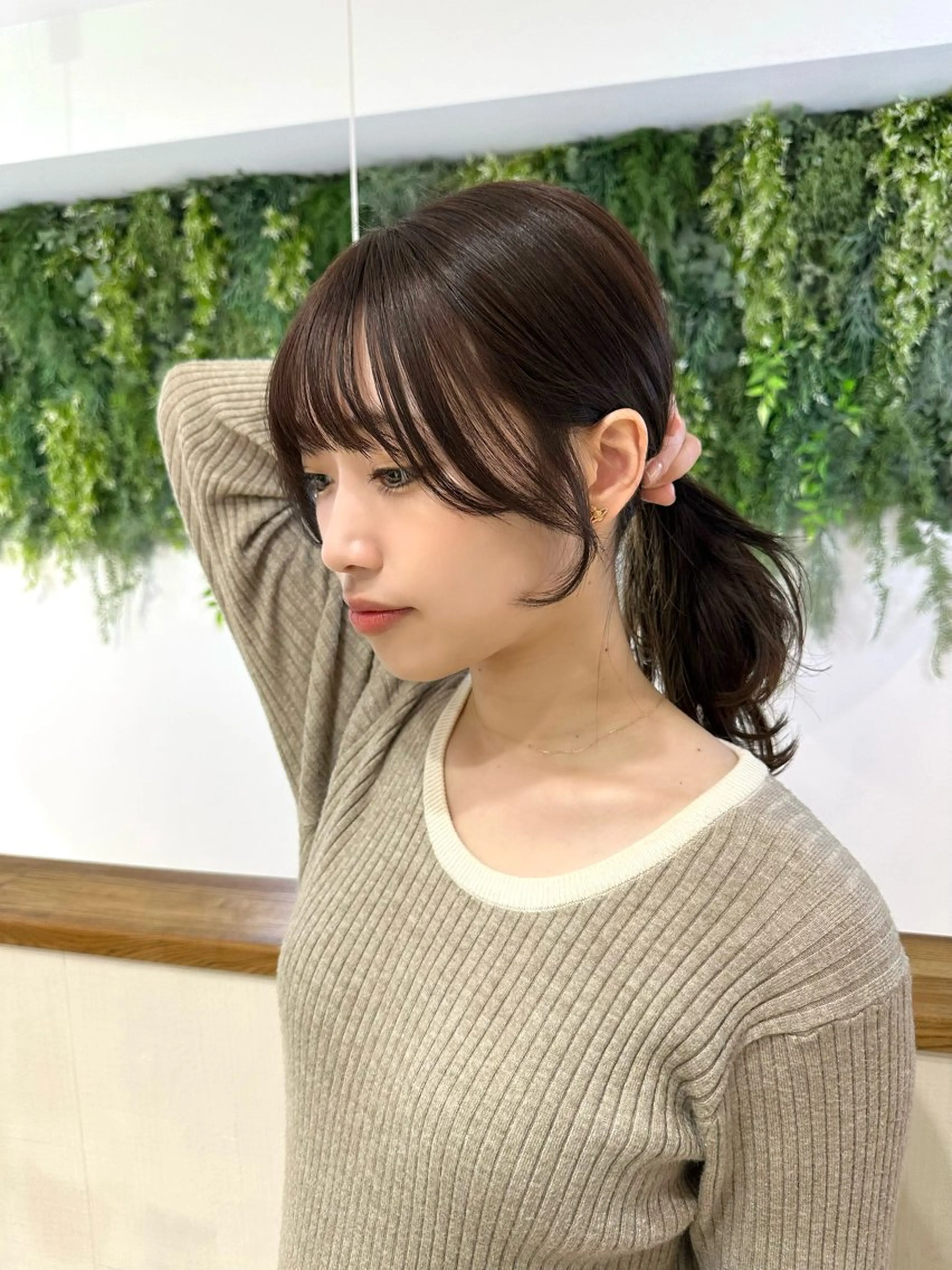 セミロング 似合わせカット 小顔カット レイヤー/顔まわり /亀戸錦糸町/なつきのヘアスタイル