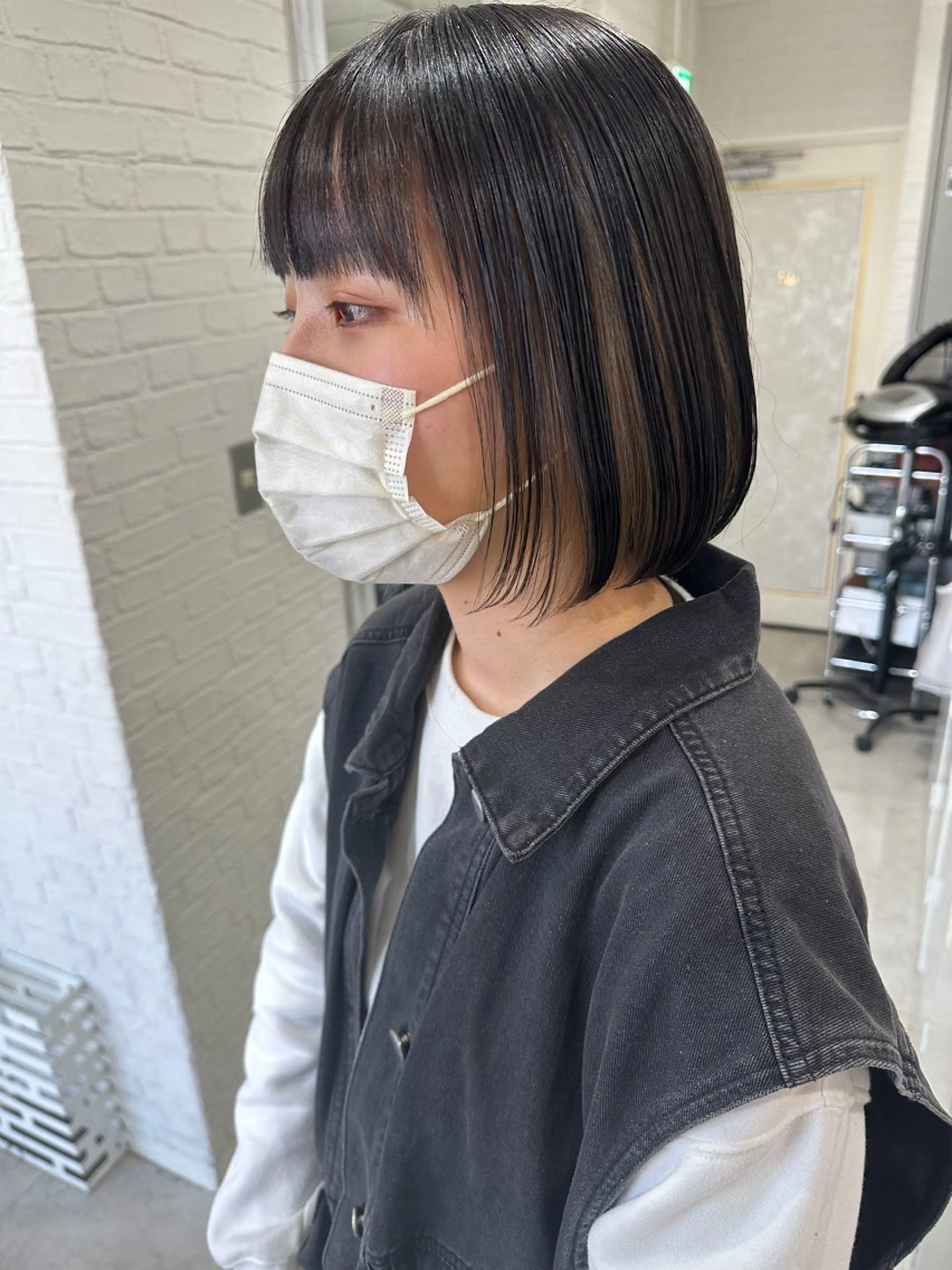 ミディアム ヘアカラー FUJII MARINのヘアスタイル