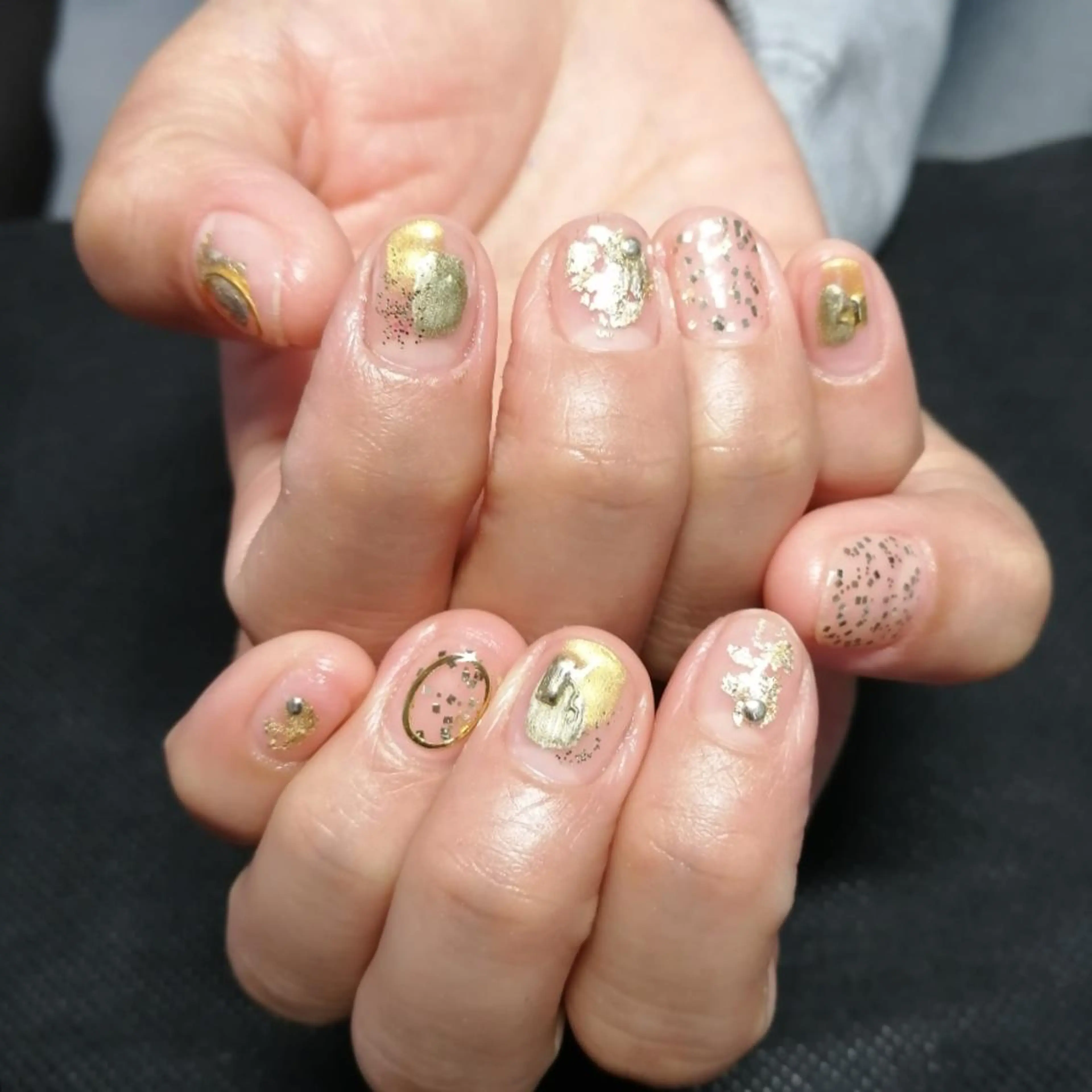 ネイル 持ち込み ショートネイル 平野 亜季のネイルデザイン