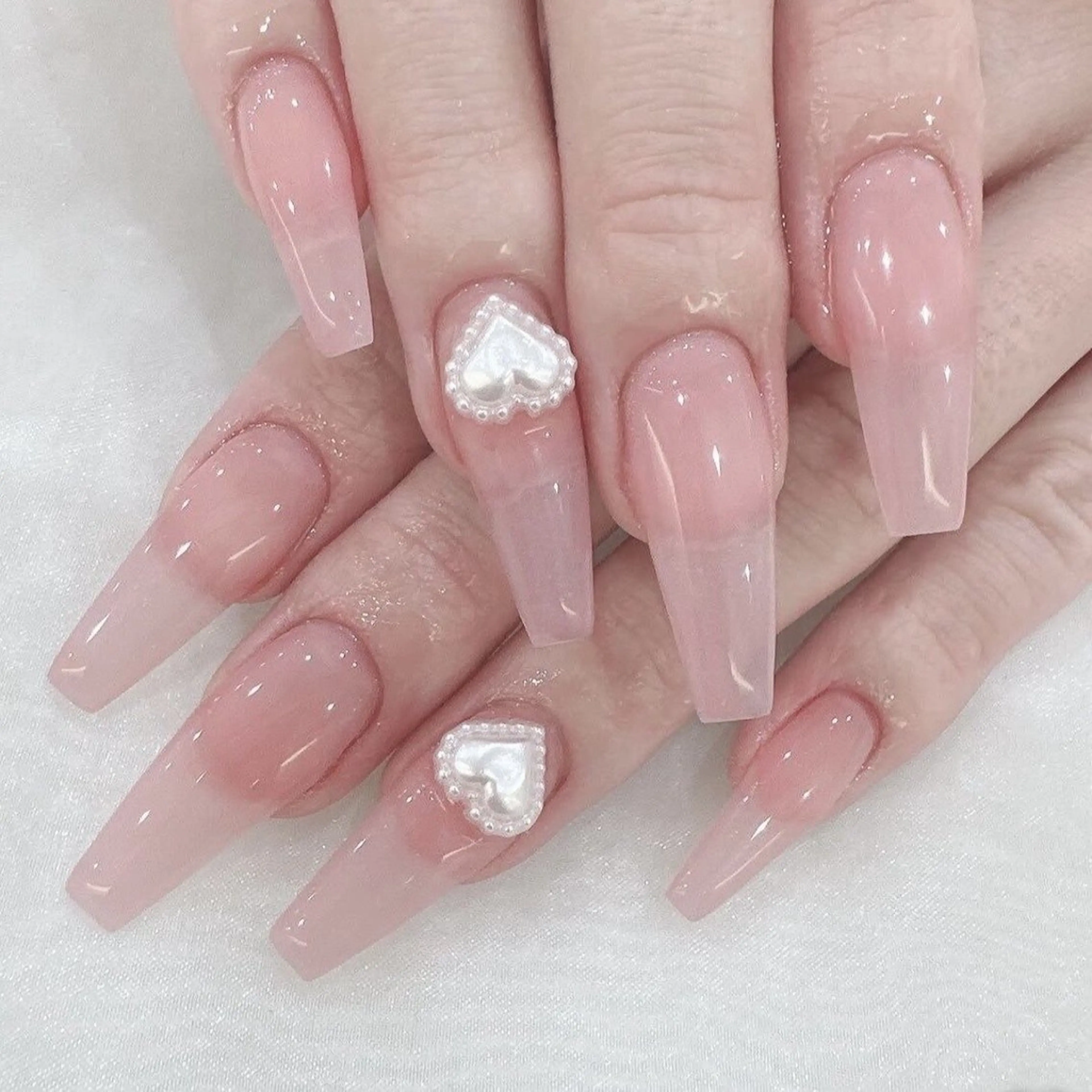 ネイル ハンドネイル 渋谷T&B ナサ ギ ロング無制限中✨のネイルデザイン