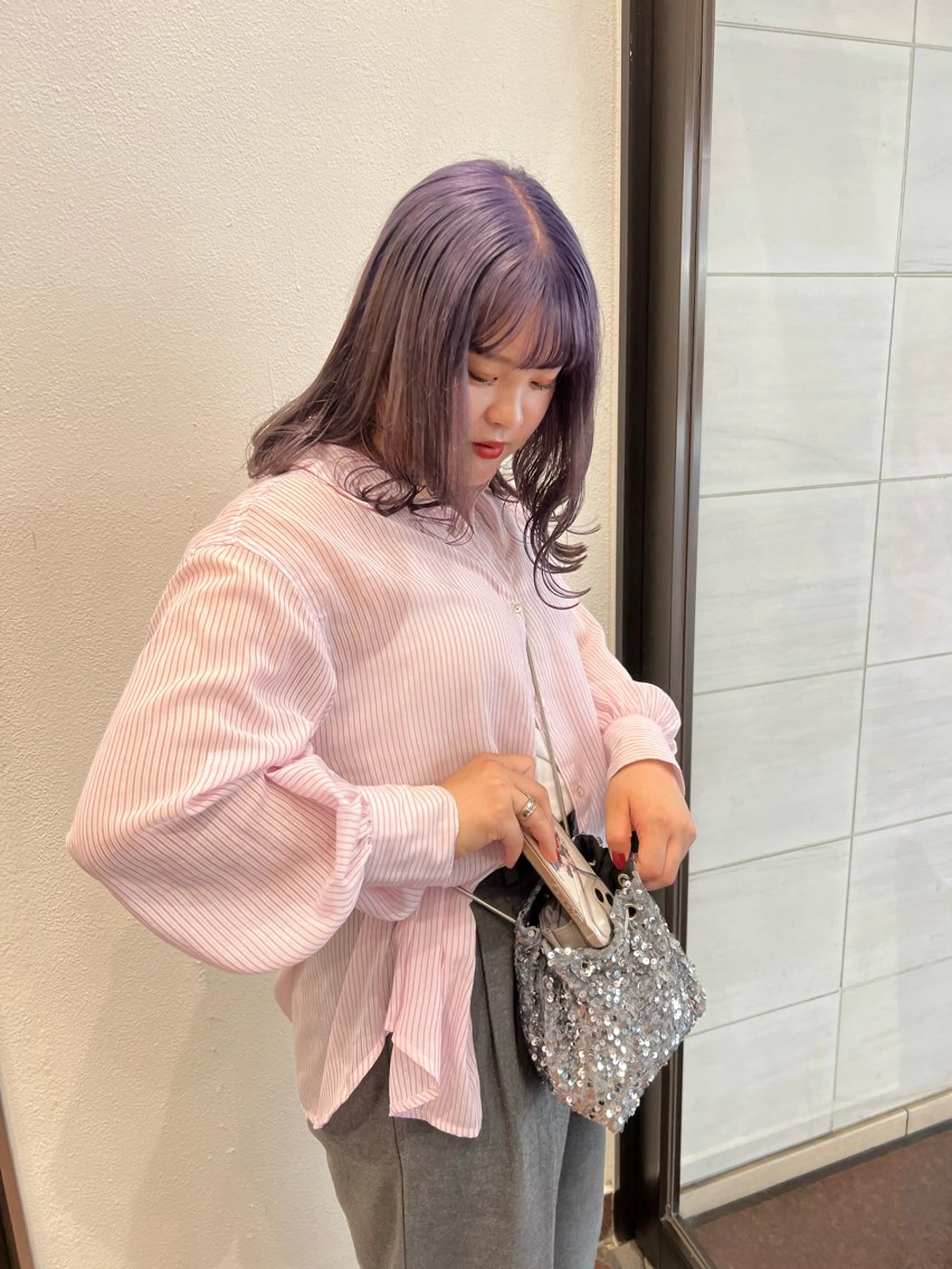 セミロング カラー レイヤーカット/ miranのヘアスタイル