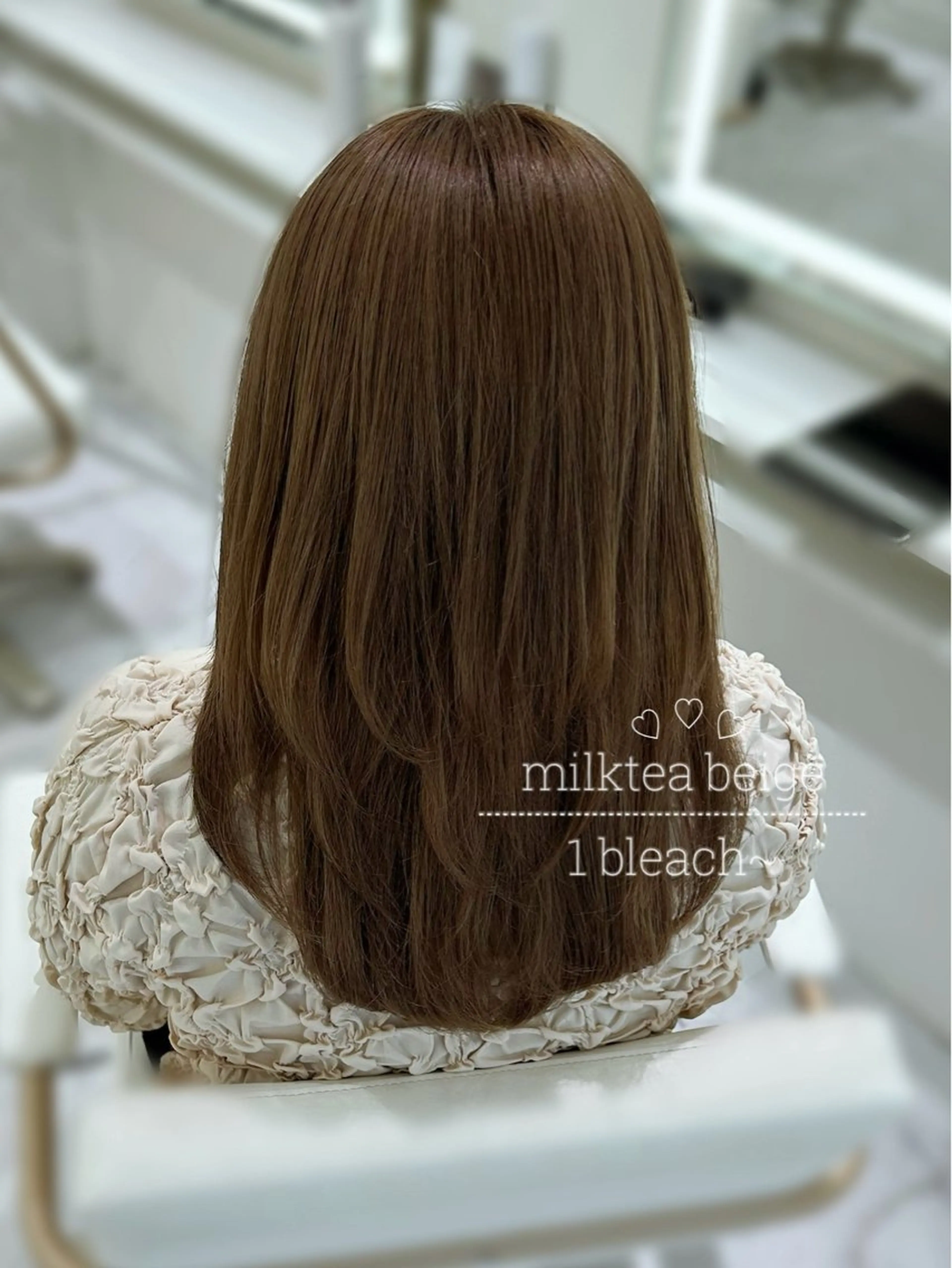 セミロング カラー ヘアカラー ParveMix┊ 太田 千尋🎀🪽のヘアスタイル