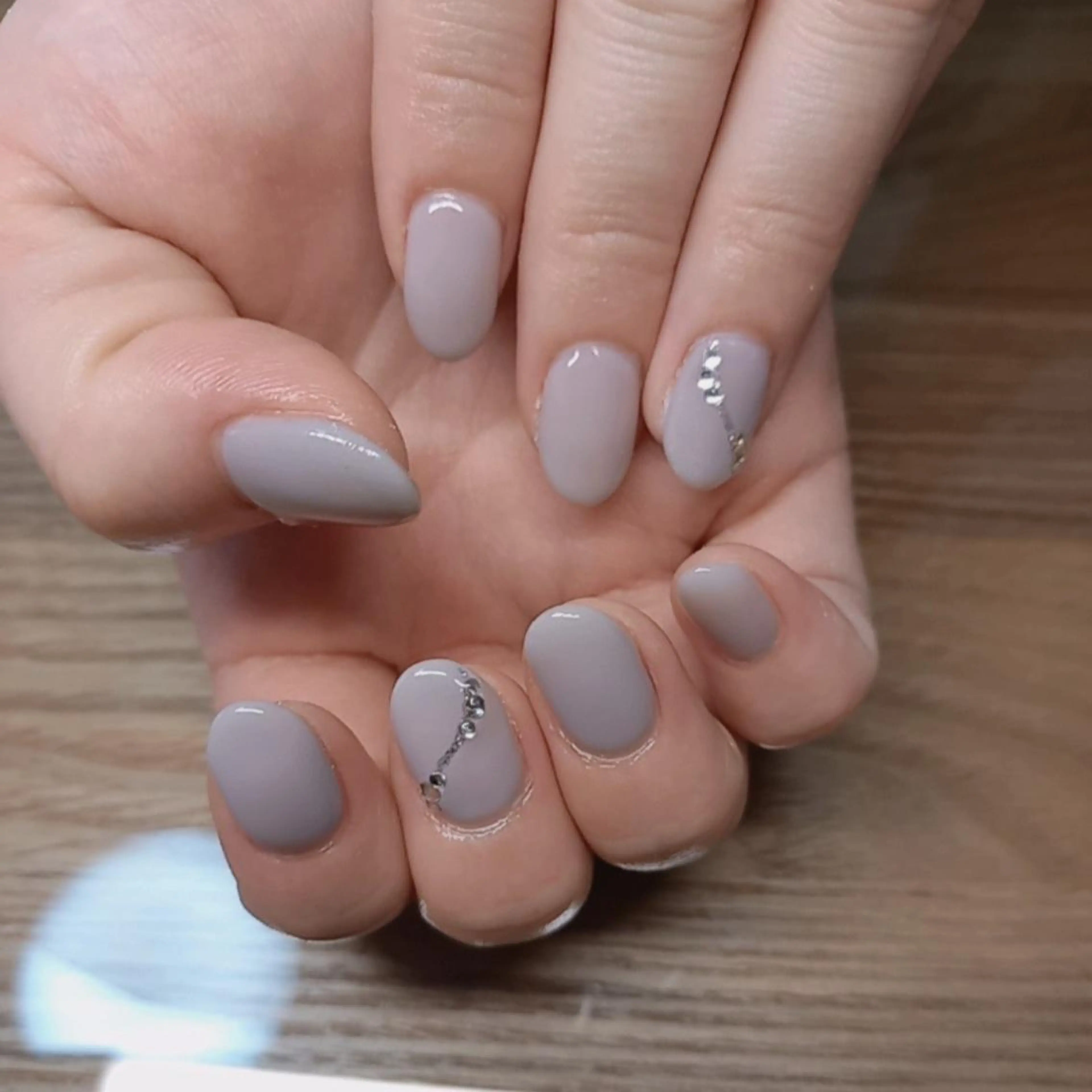 ネイル フットネイル グリーン オフィスネイル ワンカラーネイル 春ネイル Lily Blancheのその他イメージ