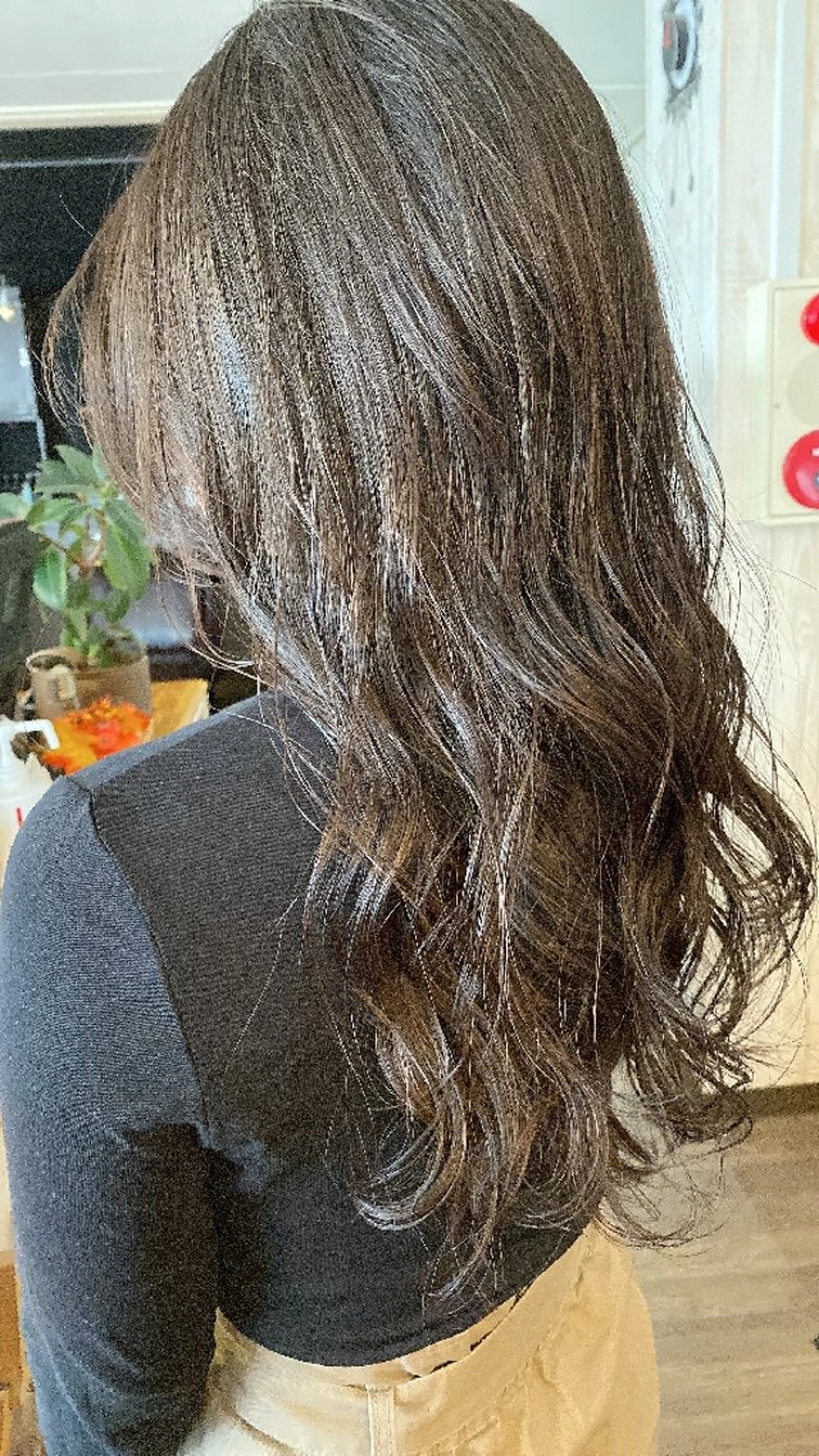 ロング カラー 透明感カラー インナーカラー オレンジ ボブ 小顔カット カット ヘアカラー トリートメント MOCO hair flor所属・MOCO hair  flor /kohのヘアスタイル