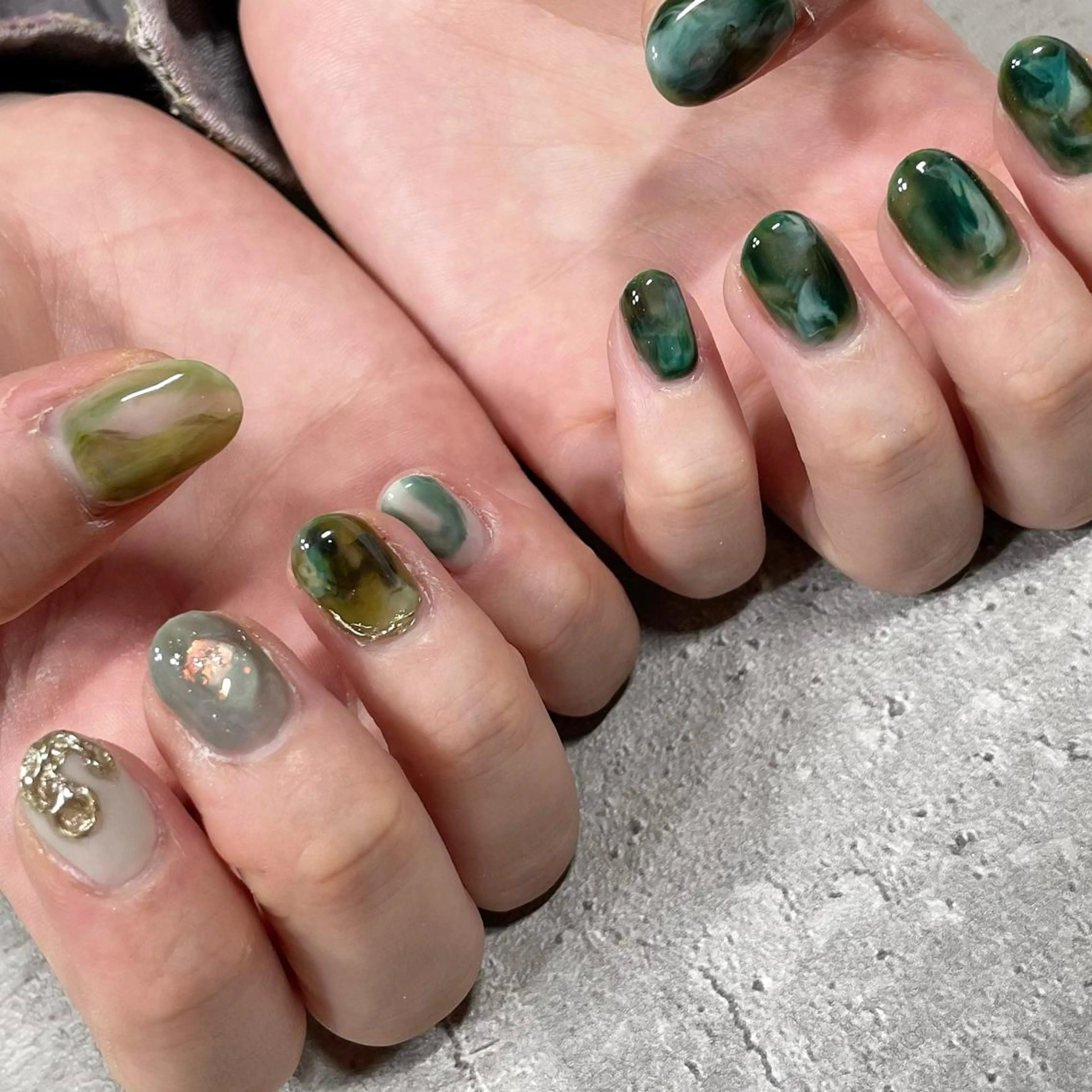 ネイル ジェルネイル 東 千夏のネイルデザイン