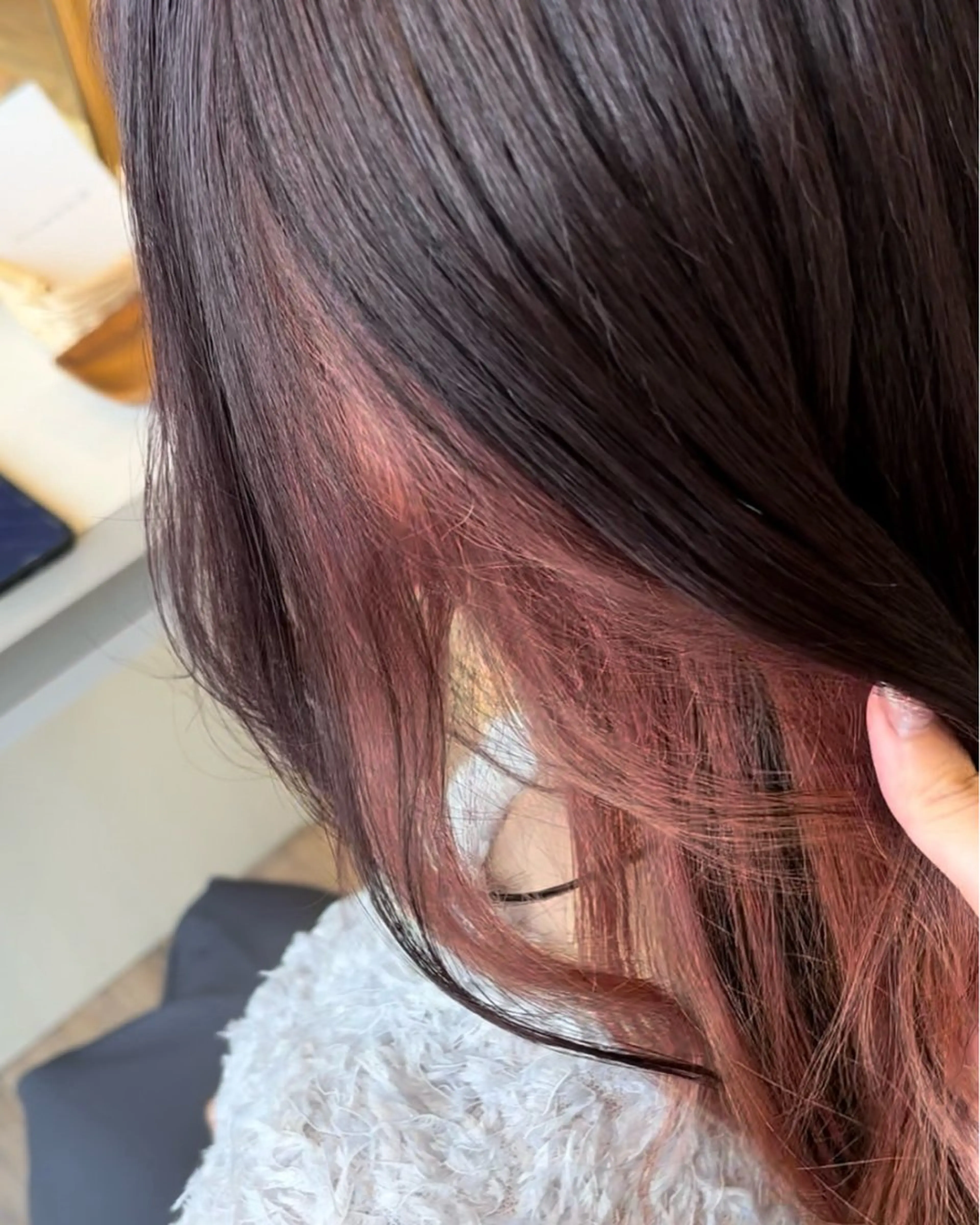 セミロング カラー ヘアカラー トリートメント yui🥀/ボブ /ブリーチなしカラーのヘアスタイル