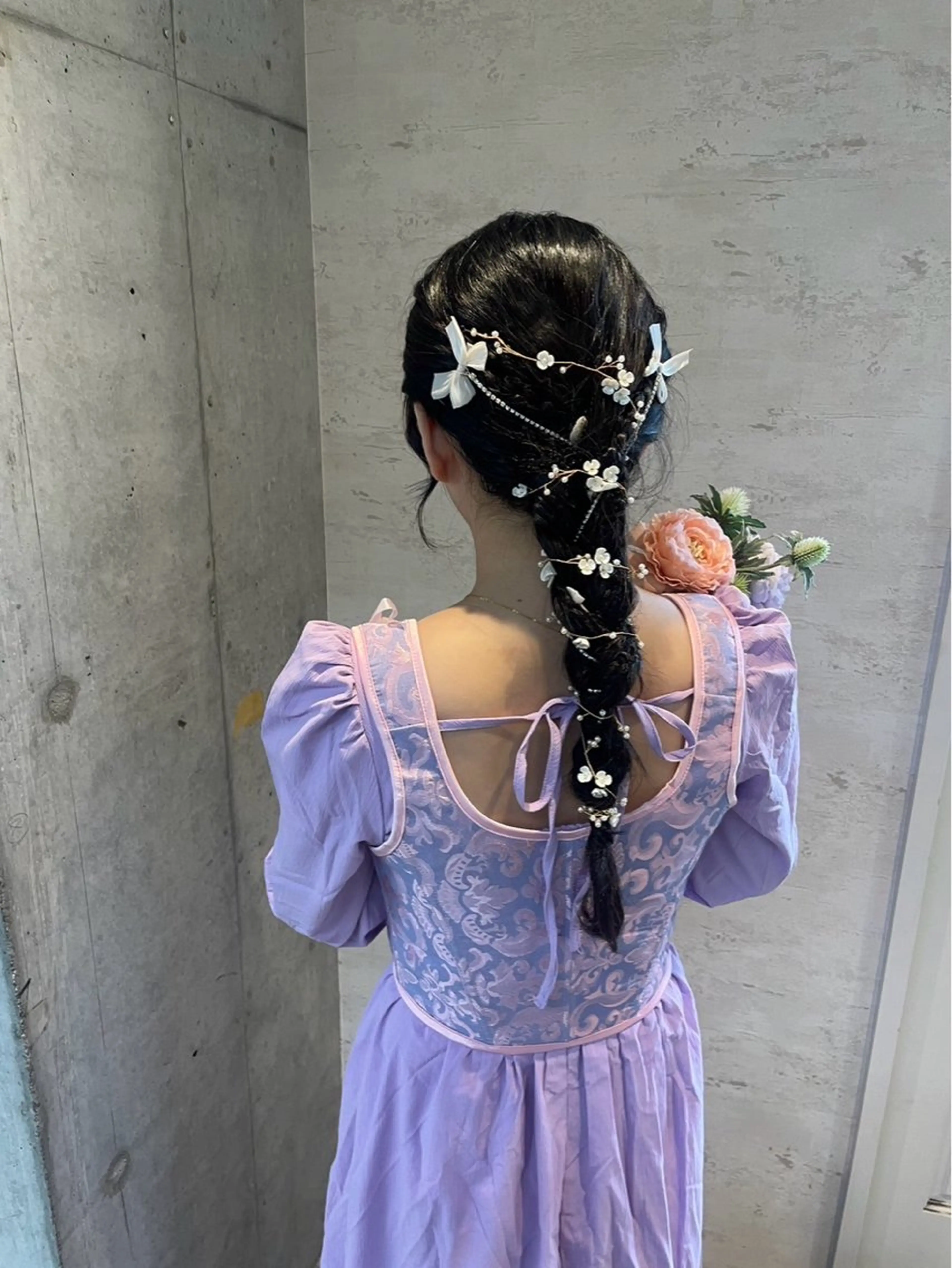 ロング ヘアアレンジ ヘアセット 美髪× ヘアセット✨Araiのヘアスタイル