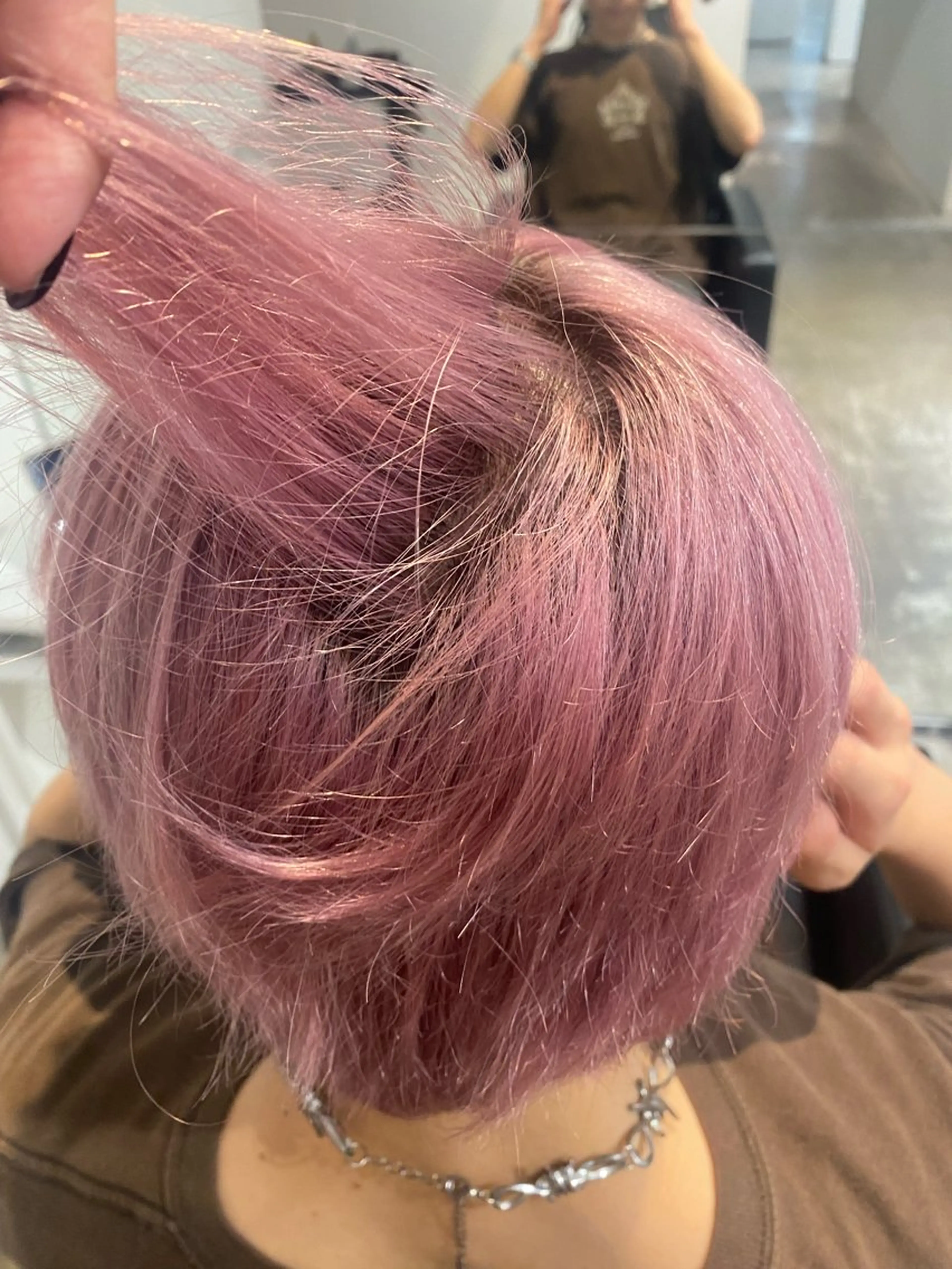 カラー ブリーチ ANY Sakiのヘアスタイル