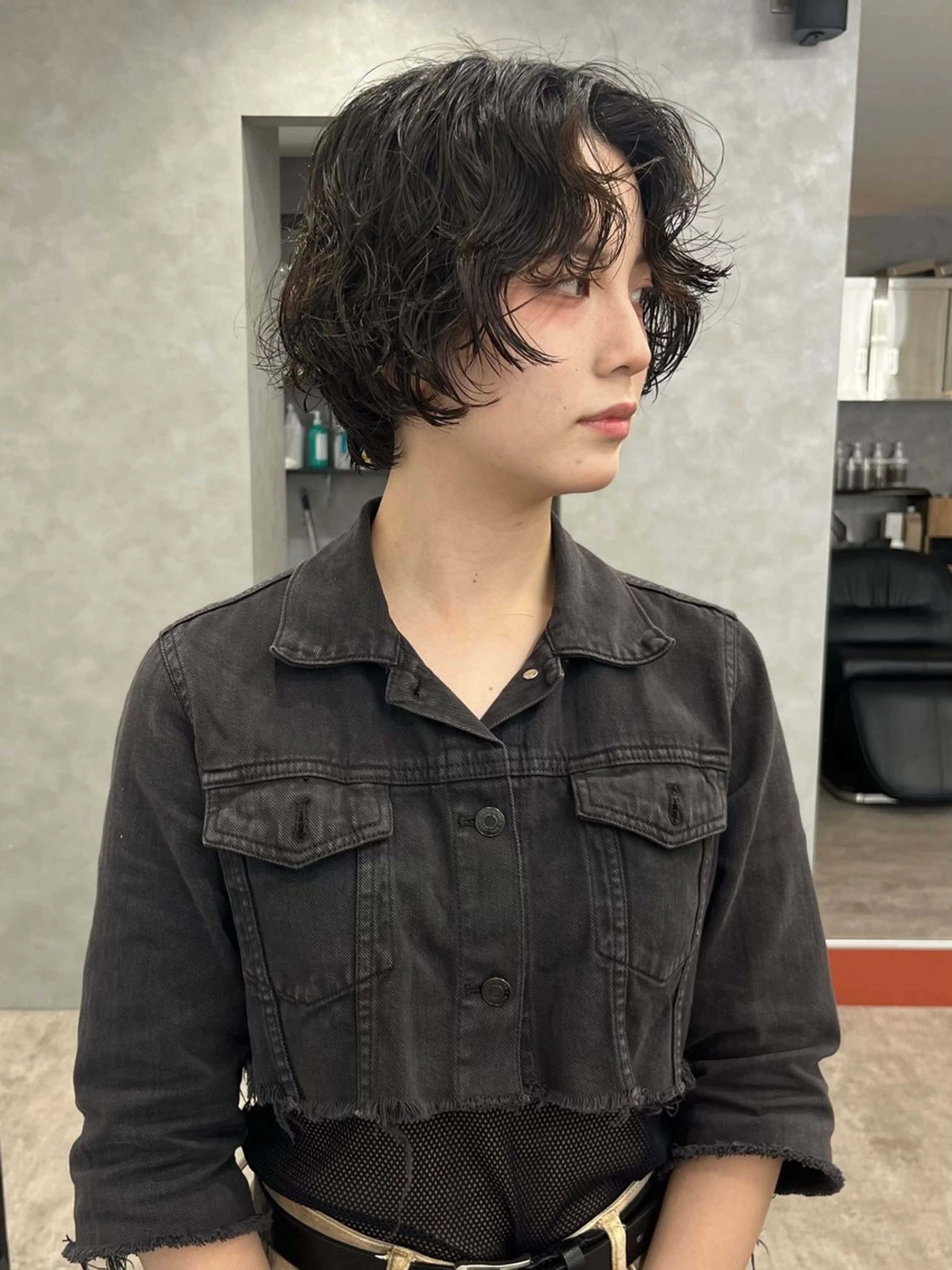 ショート aika/パーマ/ ショート/伏見のヘアスタイル