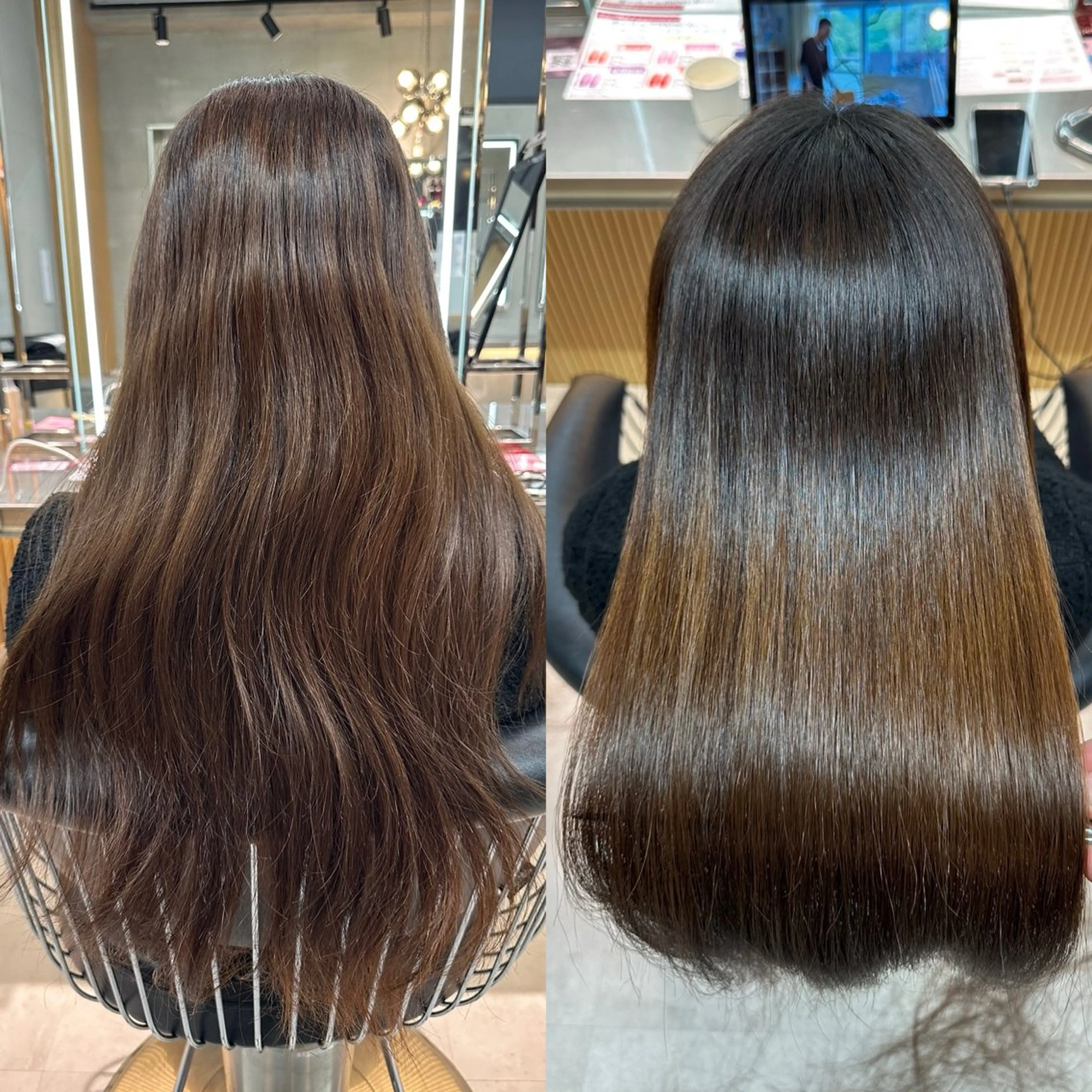 ロング カット 縮毛矯正 トリートメント ✨髪質改善特化✨副 店長椎葉信乃介のヘアスタイル