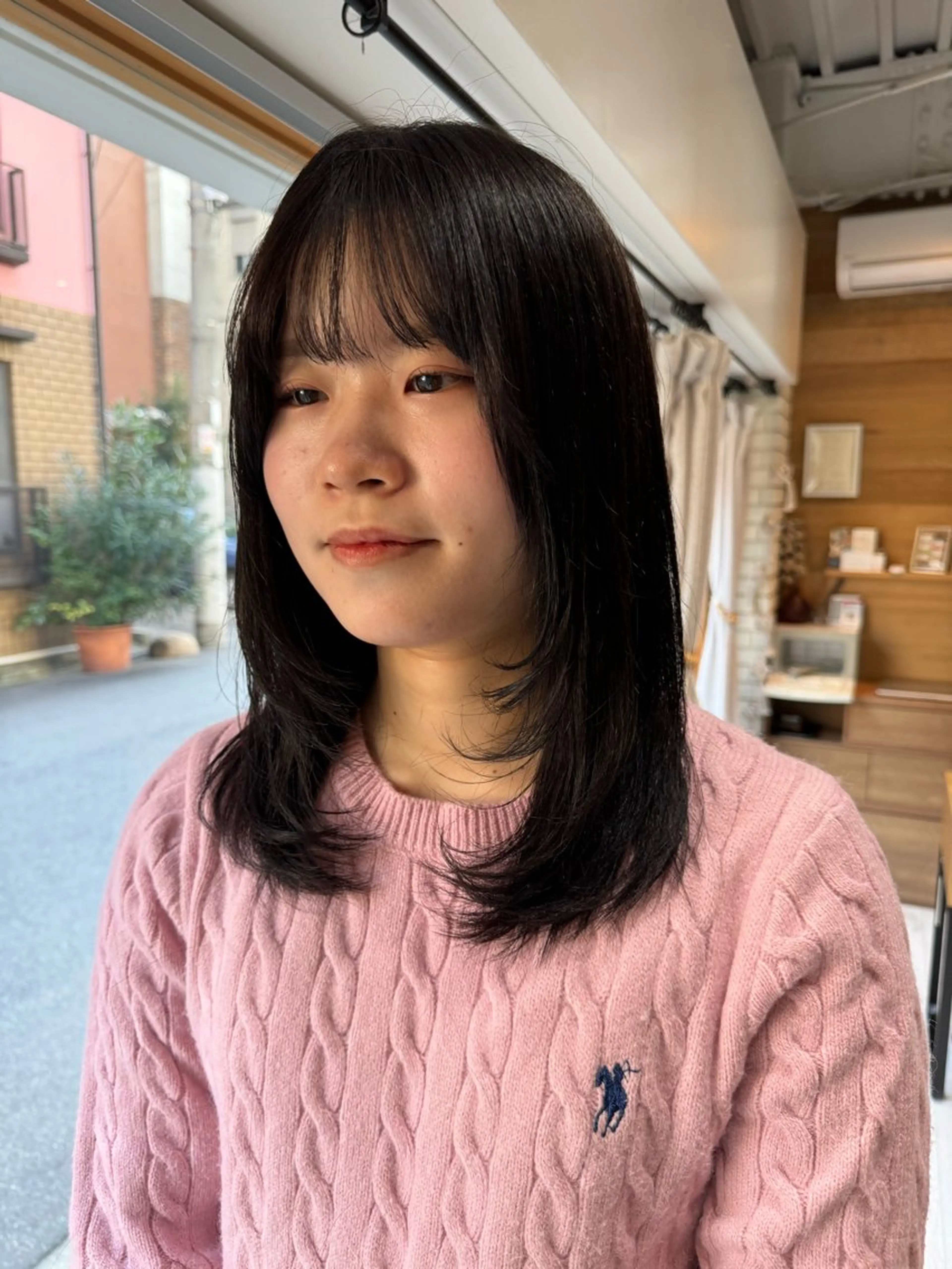 ミディアム ショートボブ ボブレイヤー ミディアムレイヤー ボブ レイヤーカット カット ヘアカラー トリートメント レイヤーカット🏆/ 髪質改善🏆/福本凌のヘアスタイル