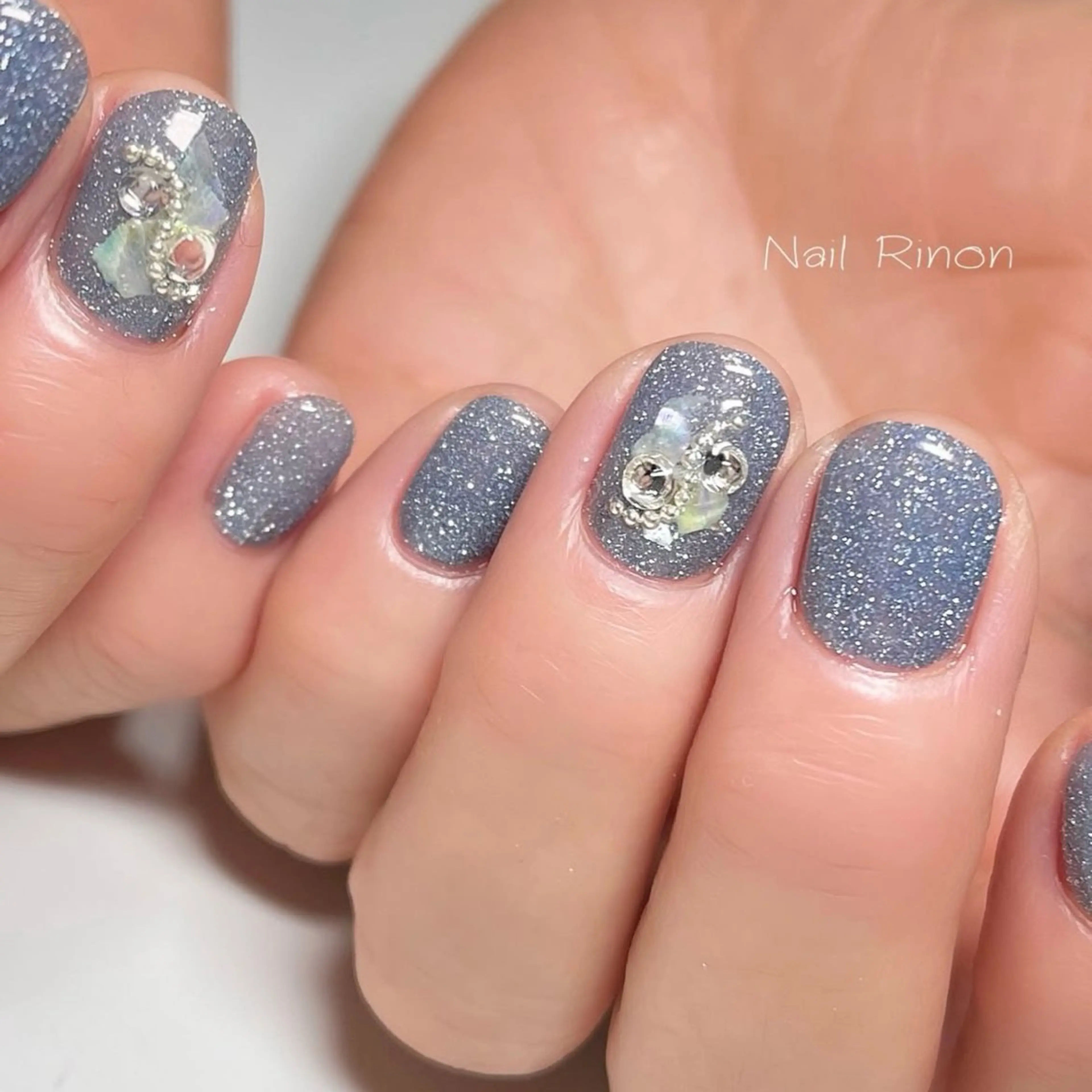 ネイル キラキラネイル ハンドネイル Nail Rinonのネイルデザイン