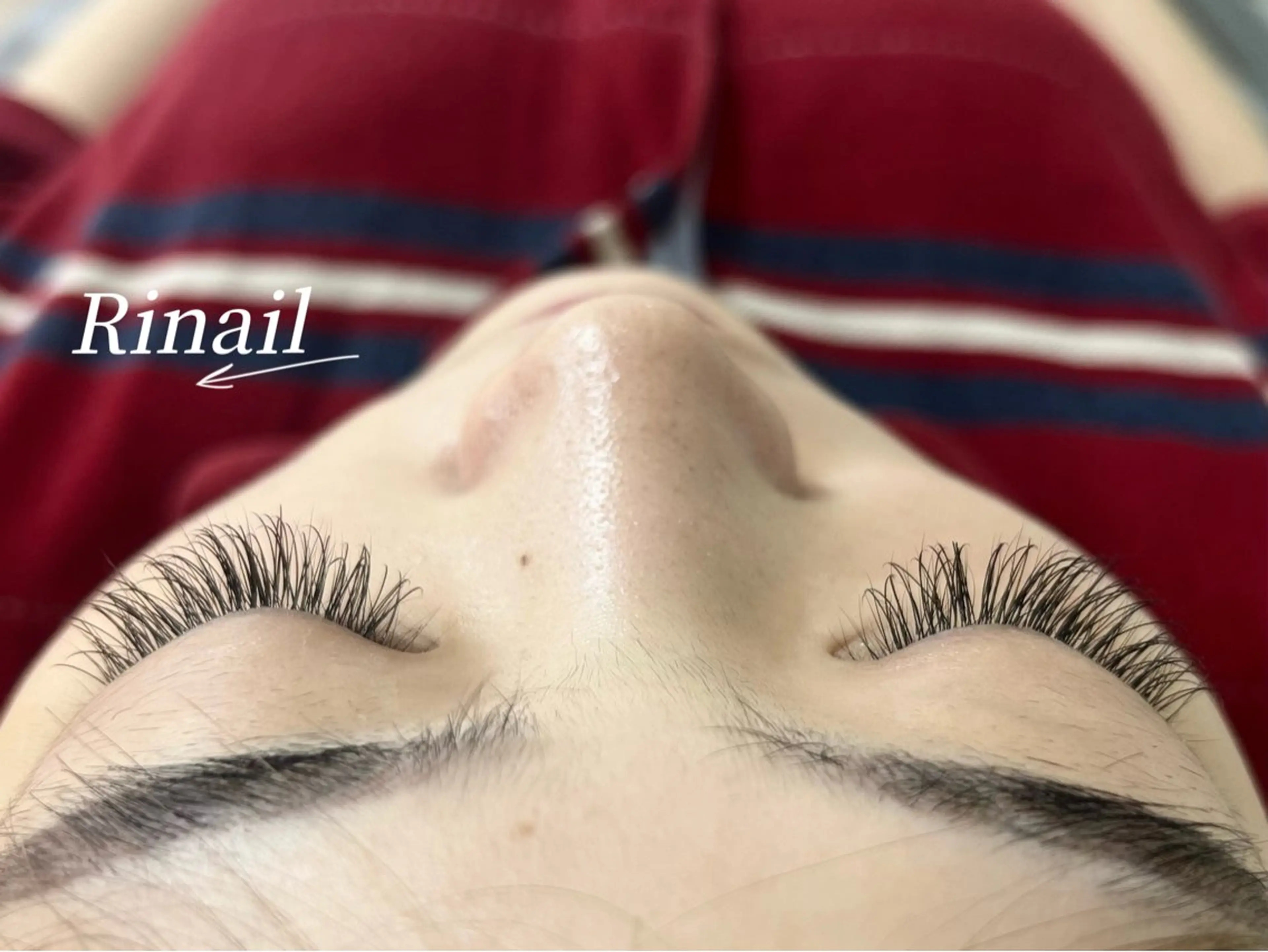 マツエク・マツパ バインドロック フラットラッシュ ナチュラル パリジェンヌラッシュリフト まつげパーマ YK Rinのネイルデザイン