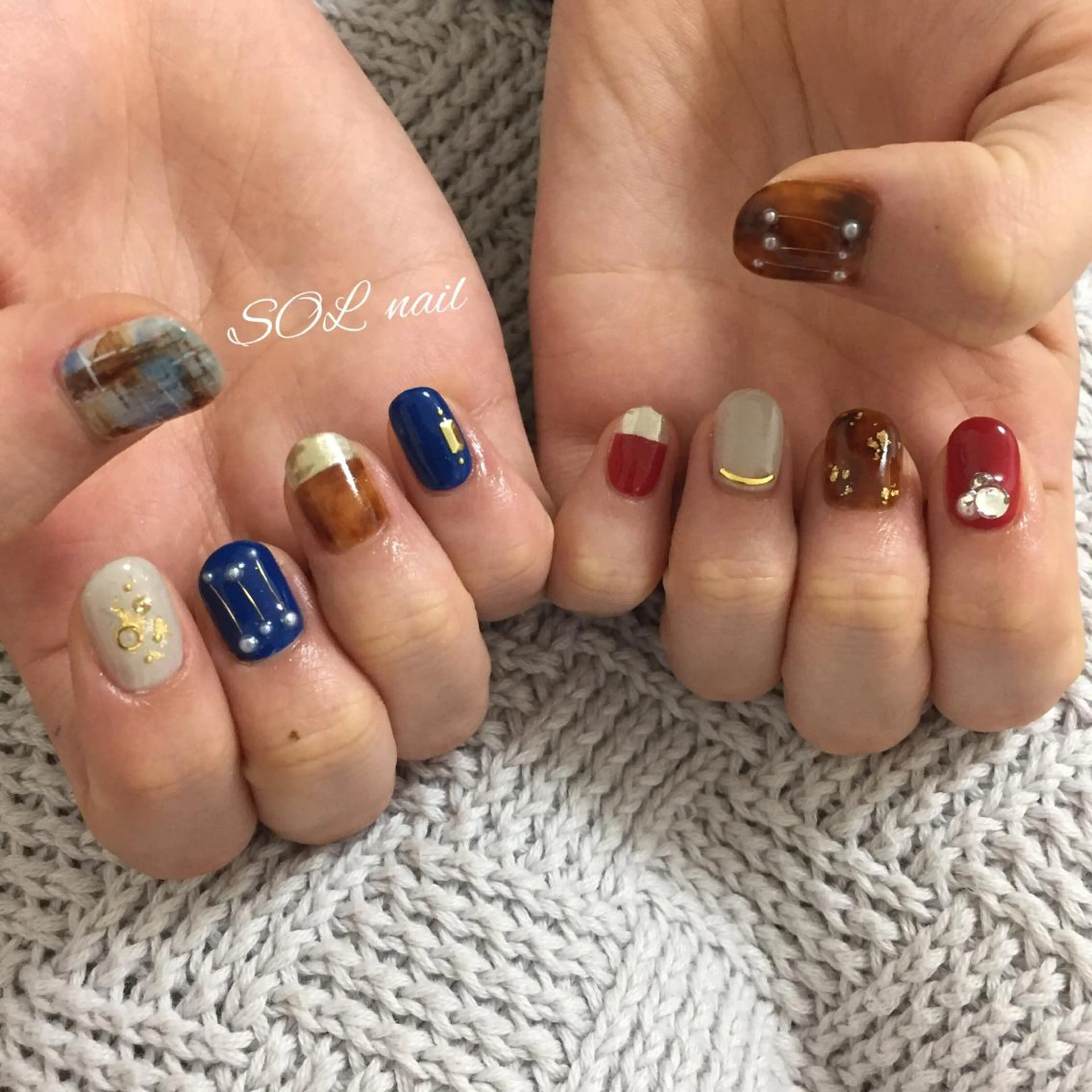 ネイル ミラーネイル SOL NAILのネイルデザイン