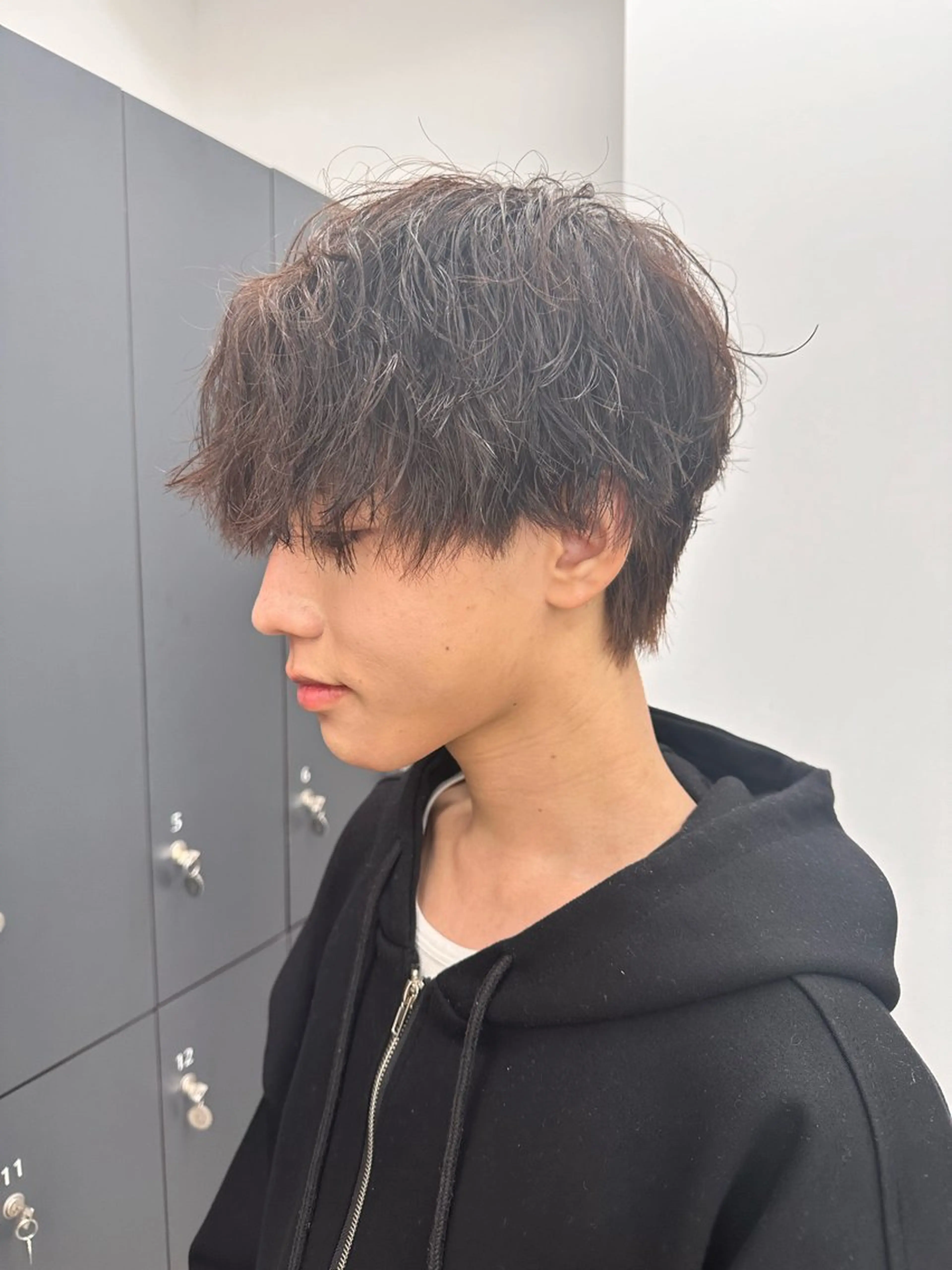 パーマ メンズ メンズパーマ and c所属・NISHI （ニシ）のヘアスタイル