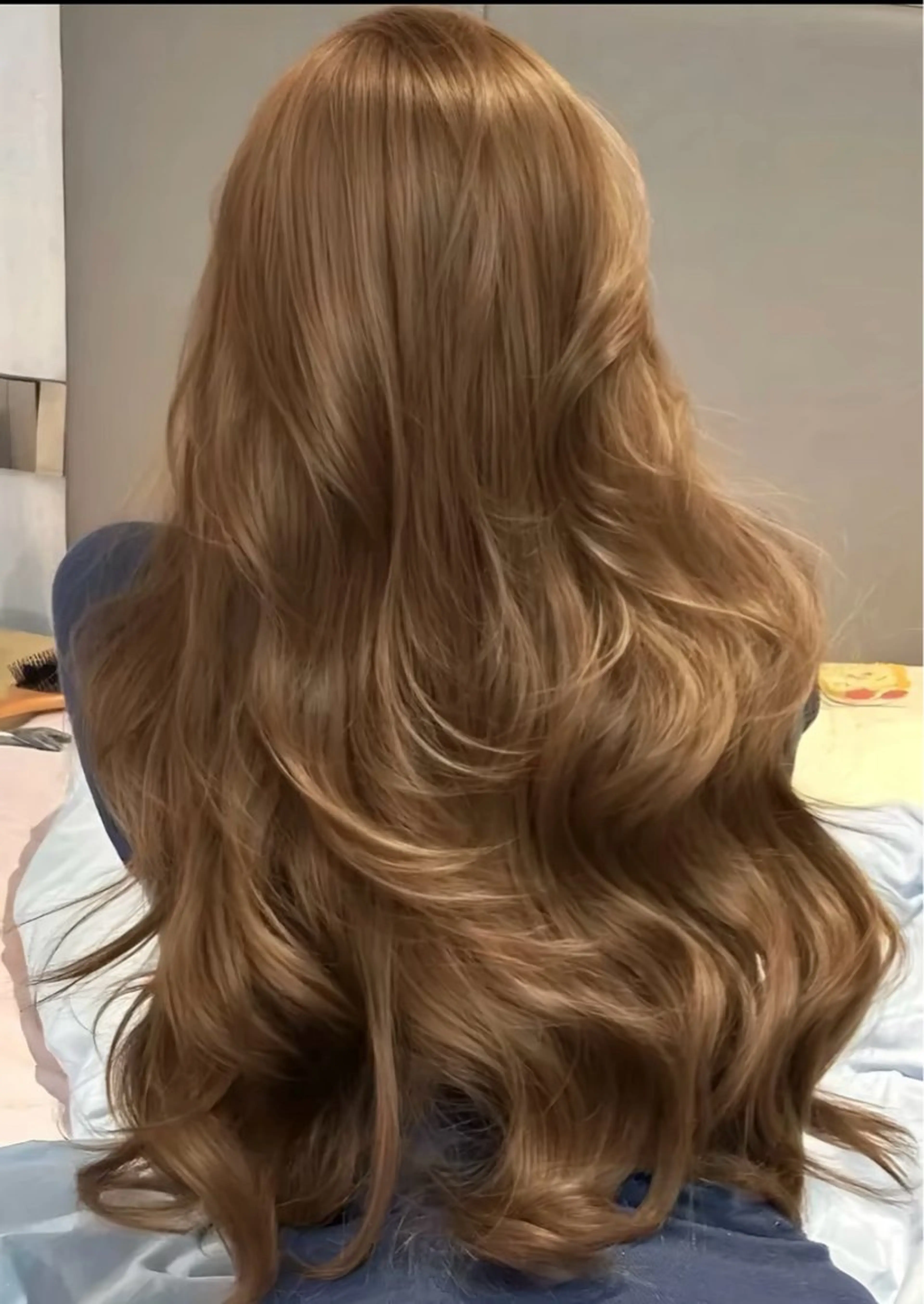 ロング 田中 舞のヘアスタイル