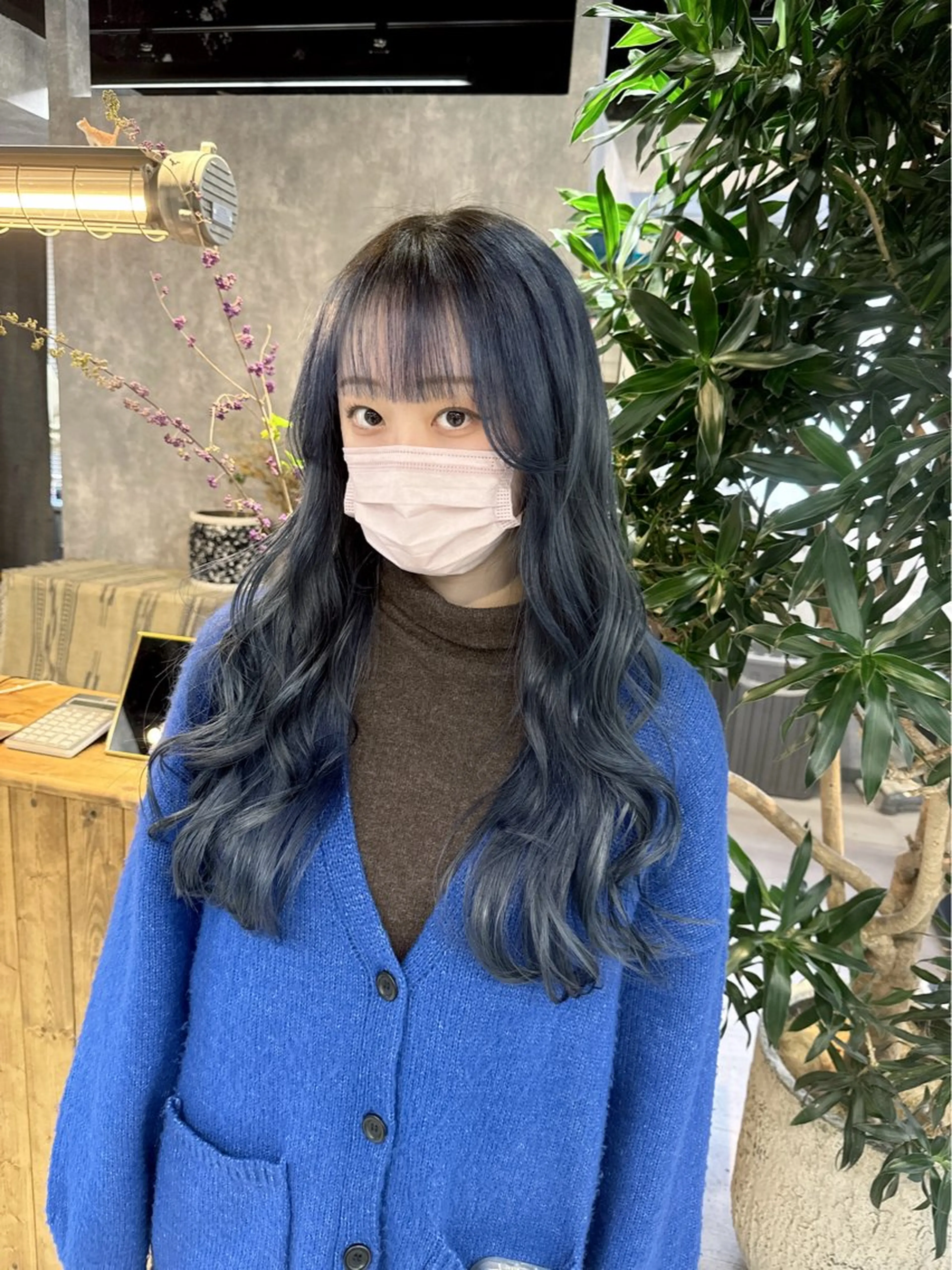 ロング カラー ブリーチ ケアブリーチ ダブルカラー イヤリングカラー ハイトーンカラー 【.ico】心斎橋/ ウルフ/飛田ゆうきのヘアスタイル