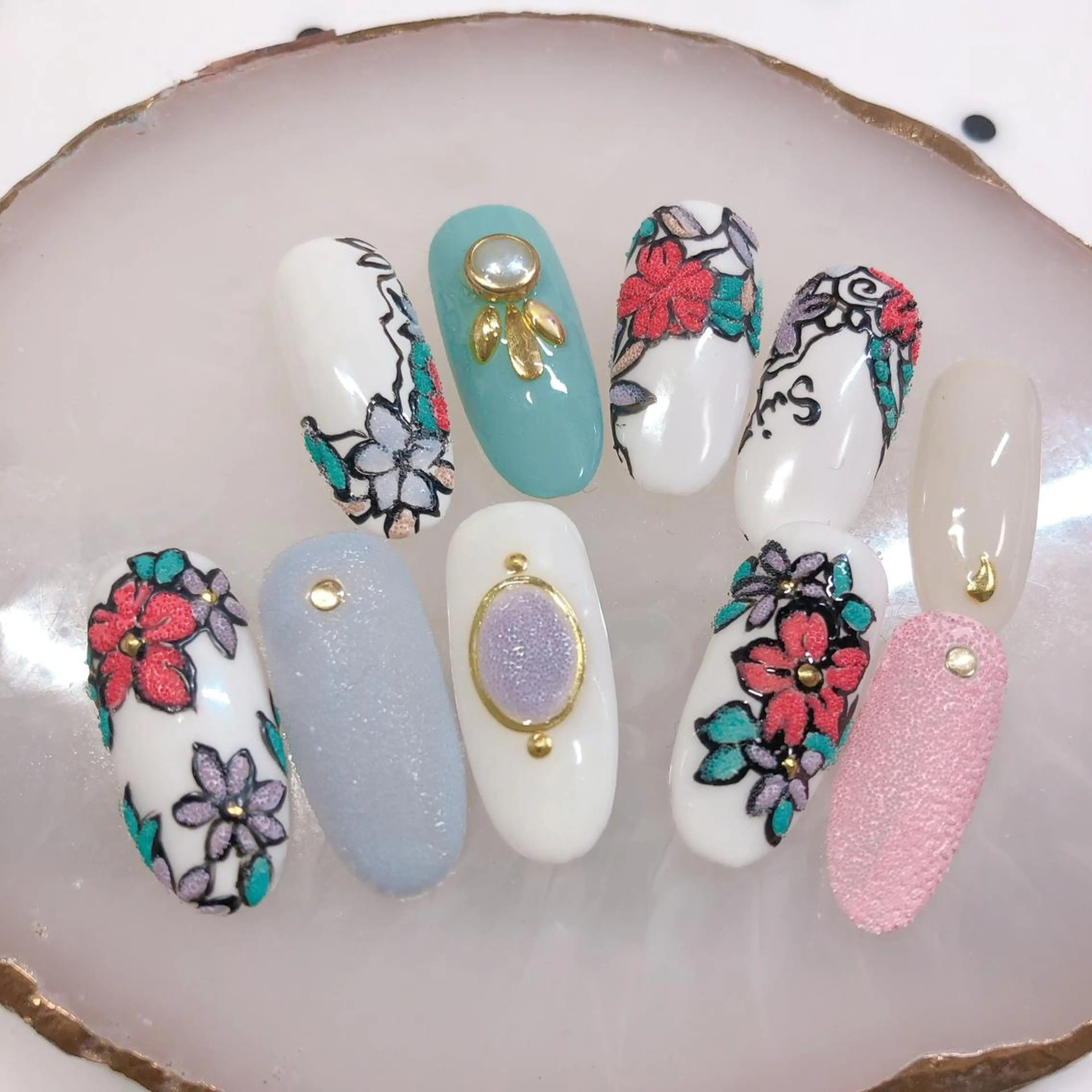 ネイル アートネイル 奥園 良恵のネイルデザイン