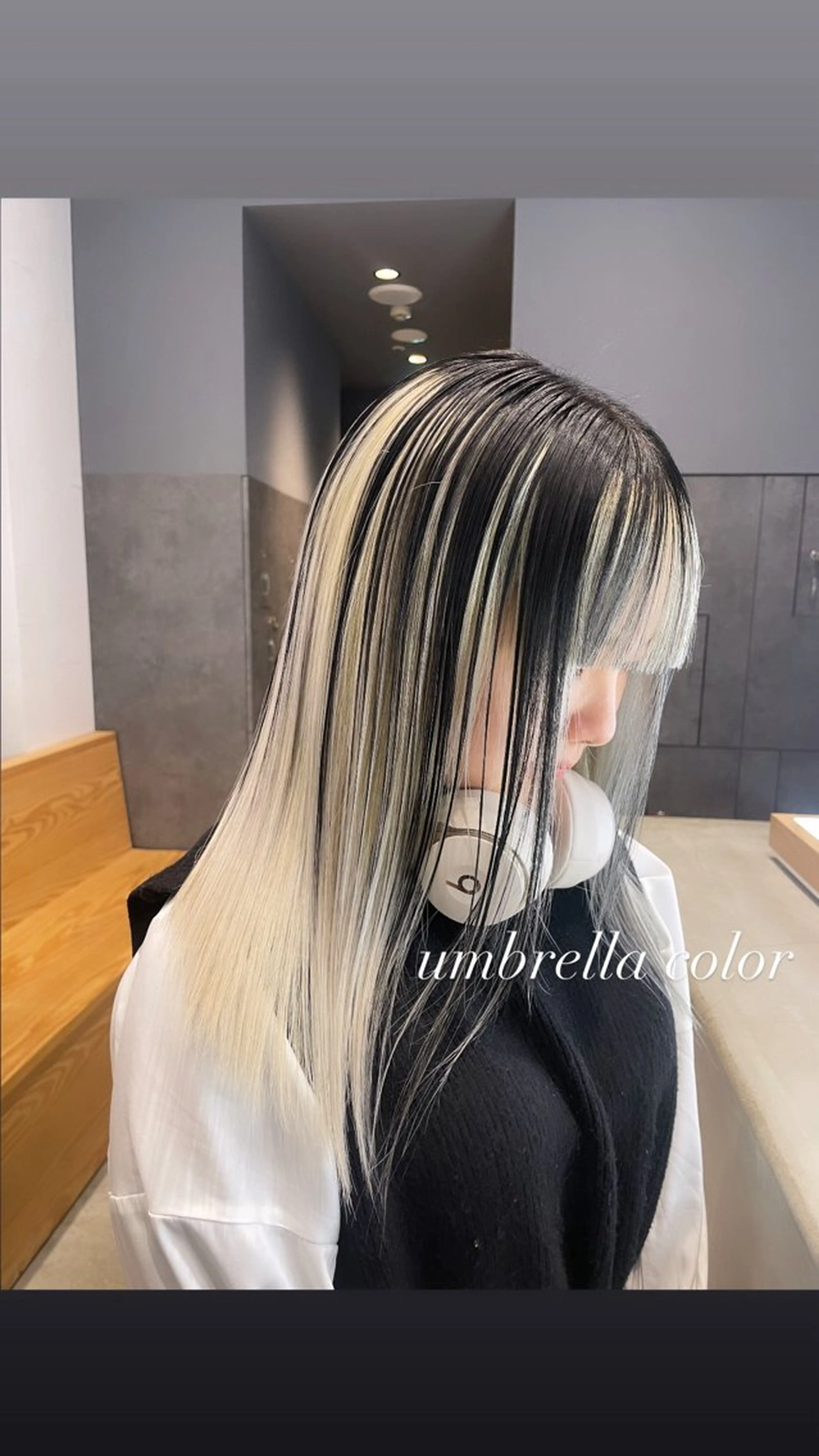 ロング カラー カット ヘアカラー トリートメント ヘアセット 💜ハイトーン💛 マジカルかいちゃんのヘアスタイル