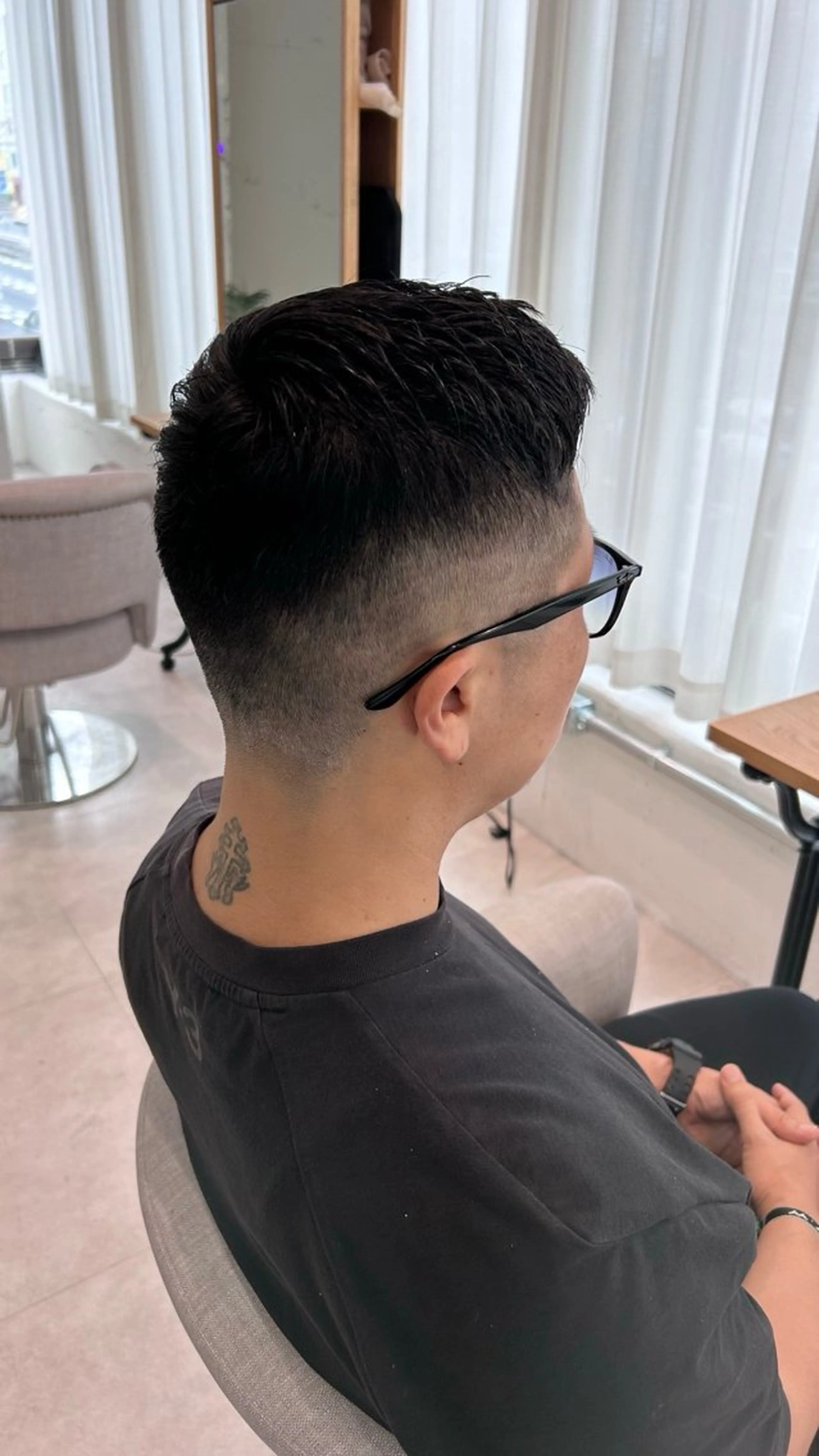 メンズ フェードカット 大浦 由希加のヘアスタイル