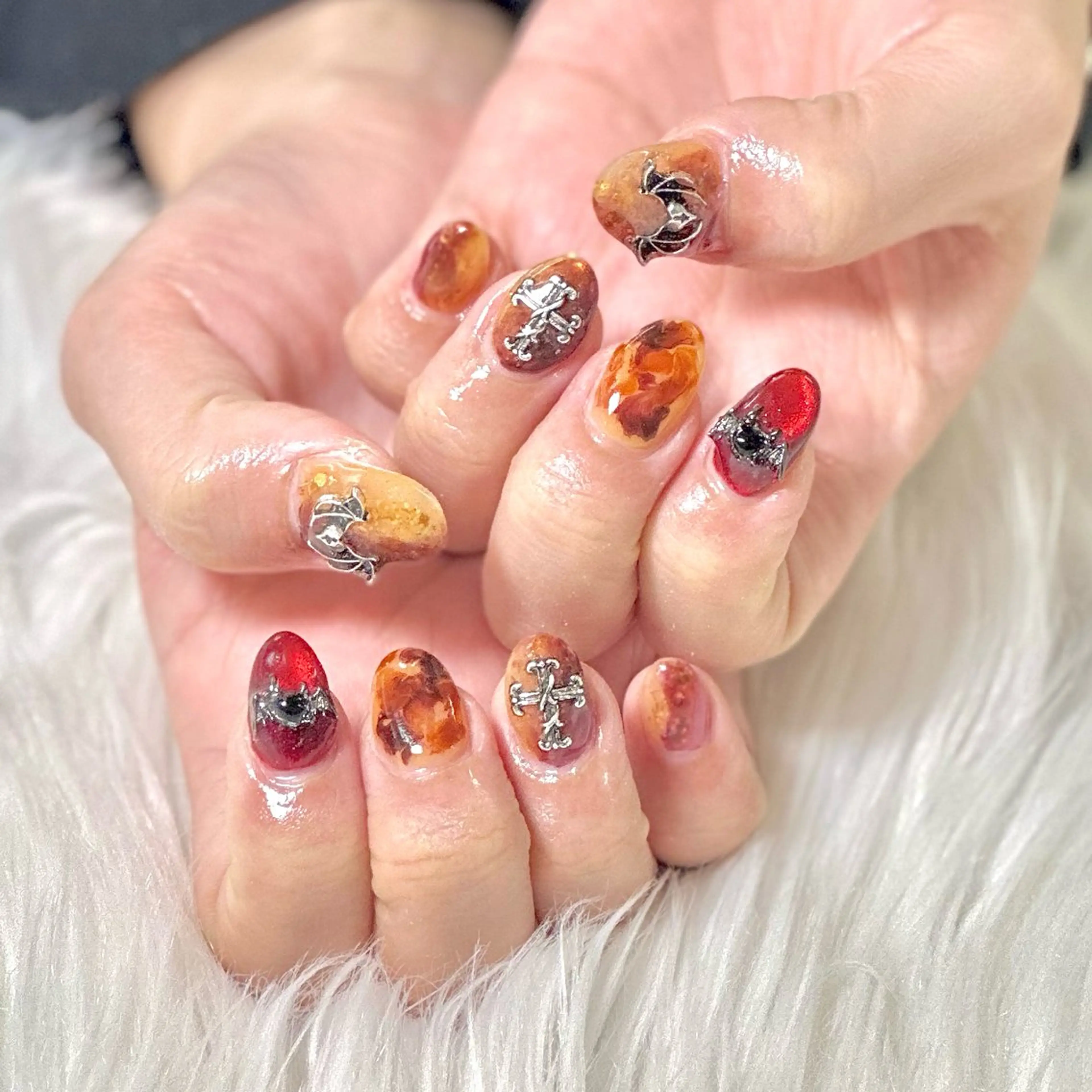 メンズ ネイル Heartnail Hino Reinaのネイルデザイン