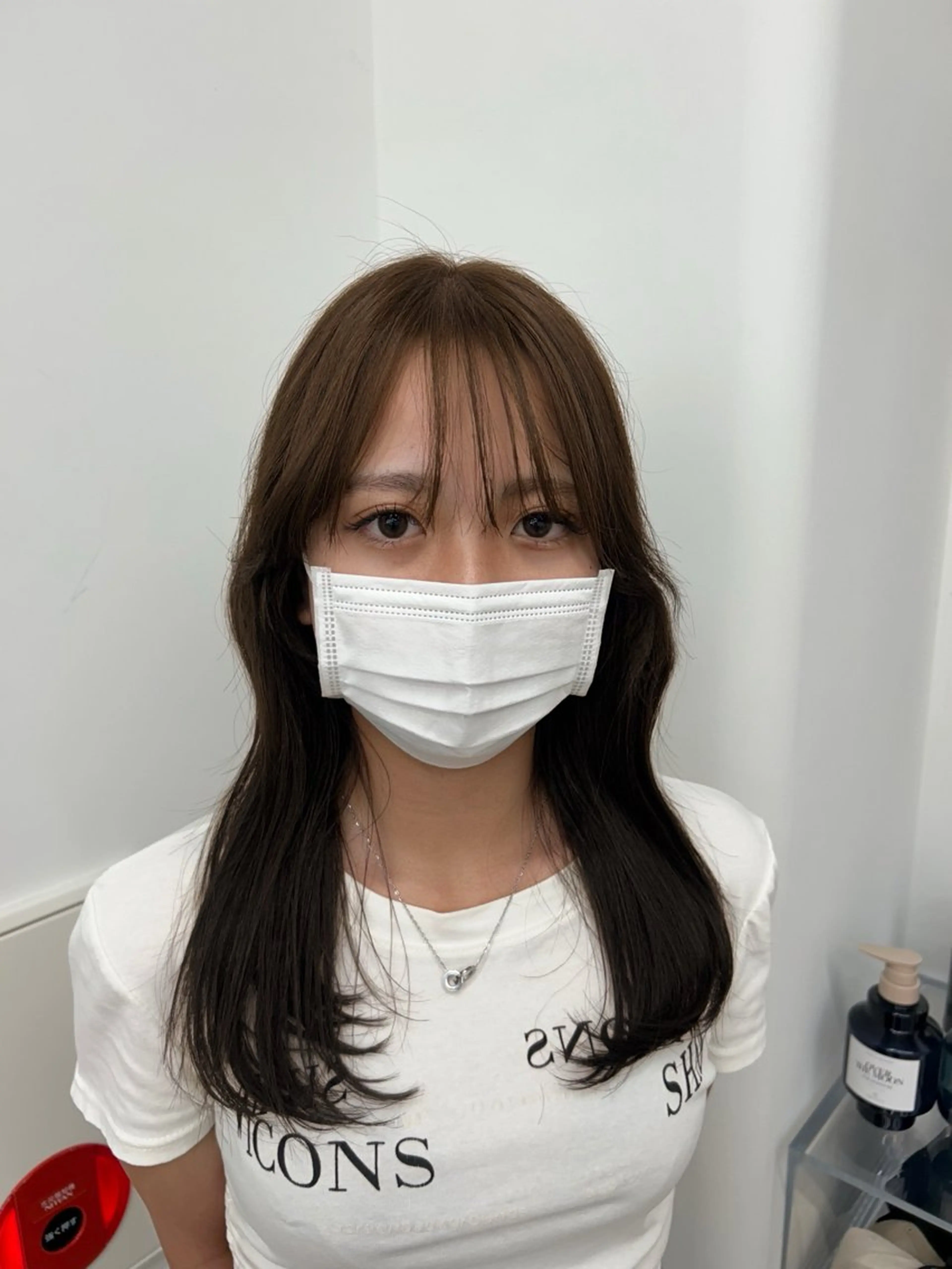 ミディアム ヘアカラー トリートメント ハルカ 透明感カラー 美髪縮毛矯正🥣のヘアスタイル